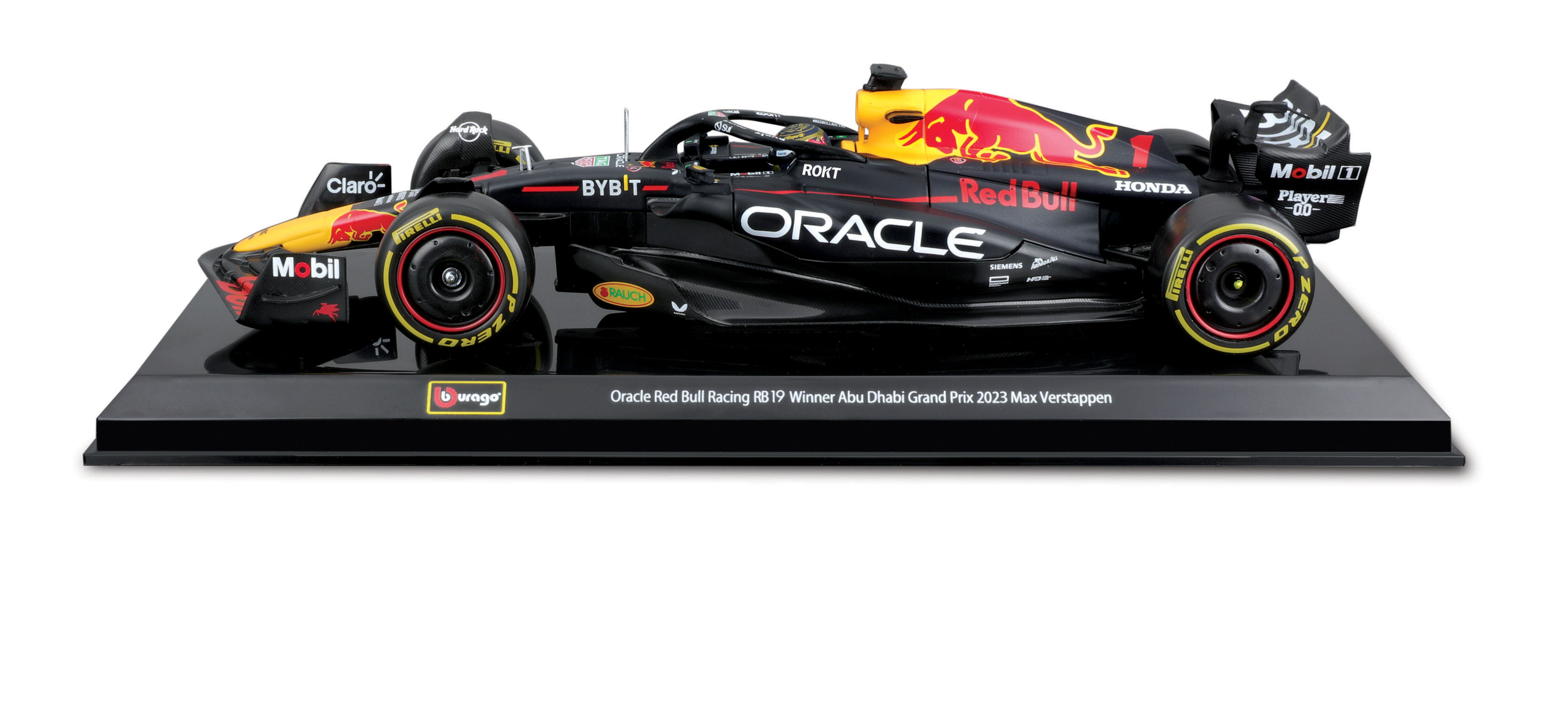 Formula Model Kit Oracle Red Bull Racing Rb19 With Helmet & Plastic Stand 1:24
