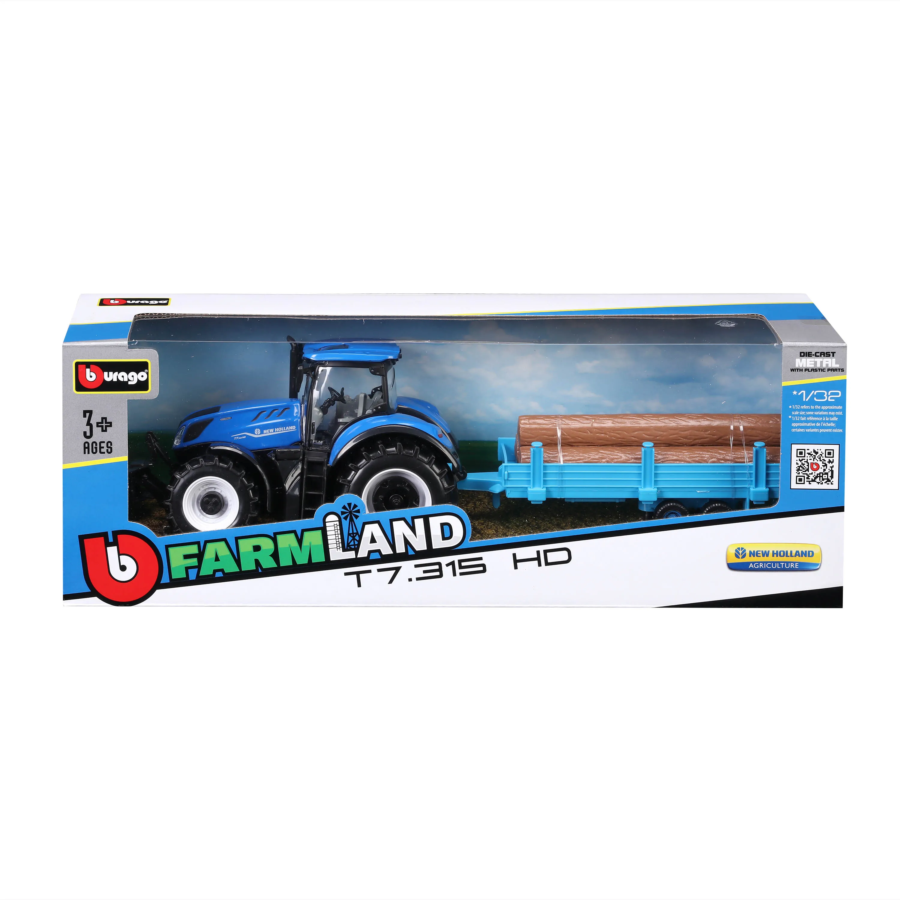 ფერმის ტრაქტორი NF 17.315HD მორის მისაბმელით – სათამაშო