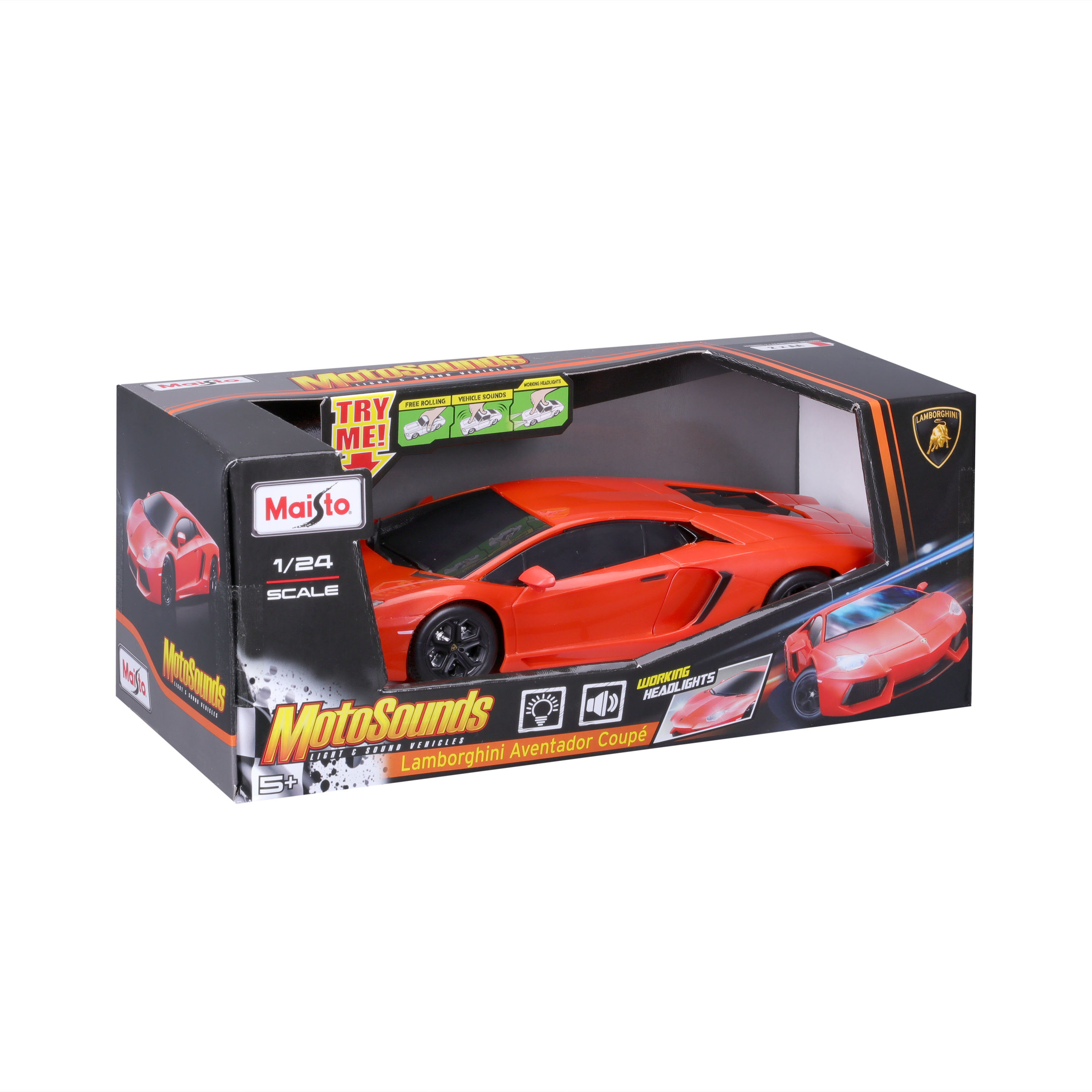 ლამბორგინი Aventador Coupé – ხმოვანი ეფექტების მოდელი