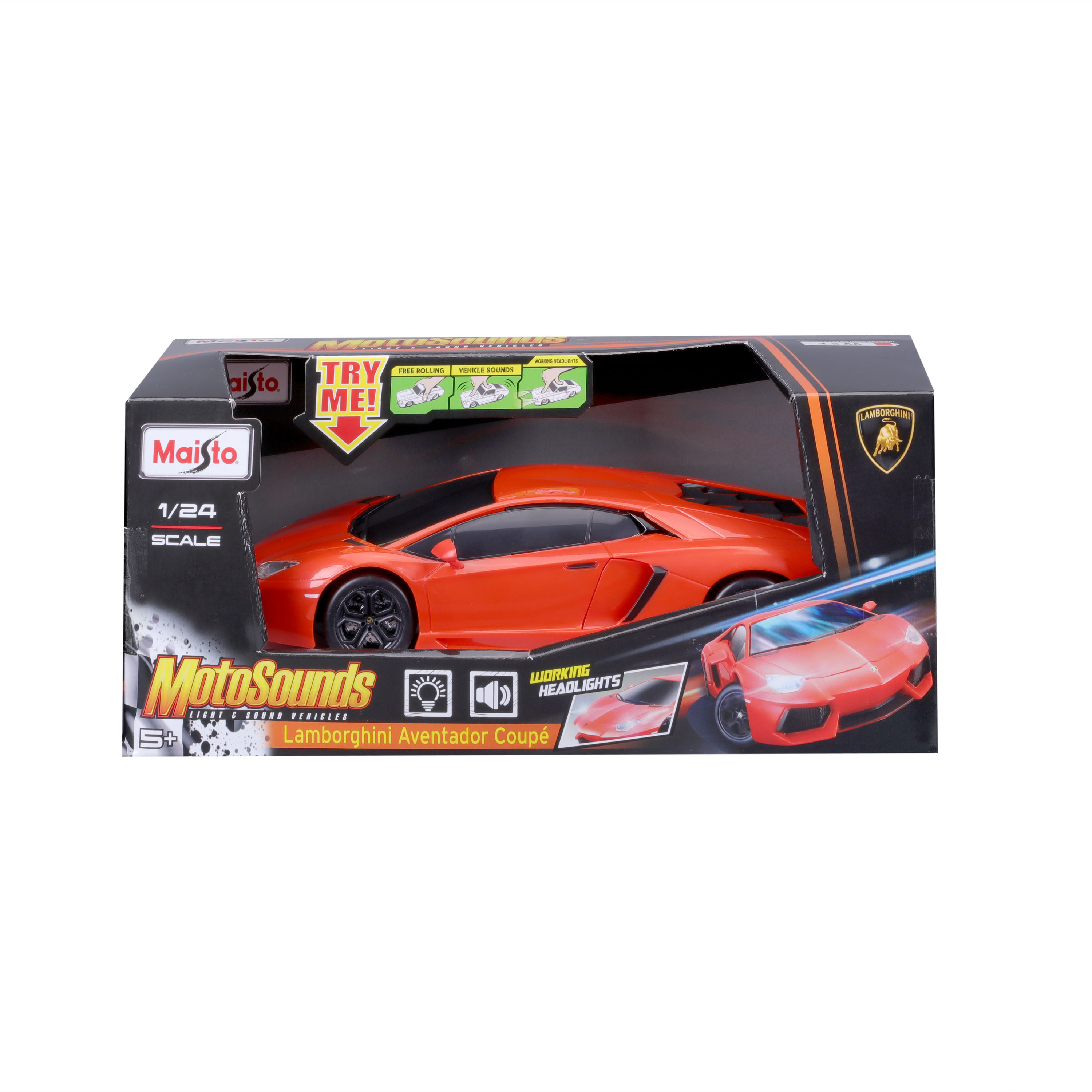 ლამბორგინი Aventador Coupé – ხმოვანი ეფექტების მოდელი