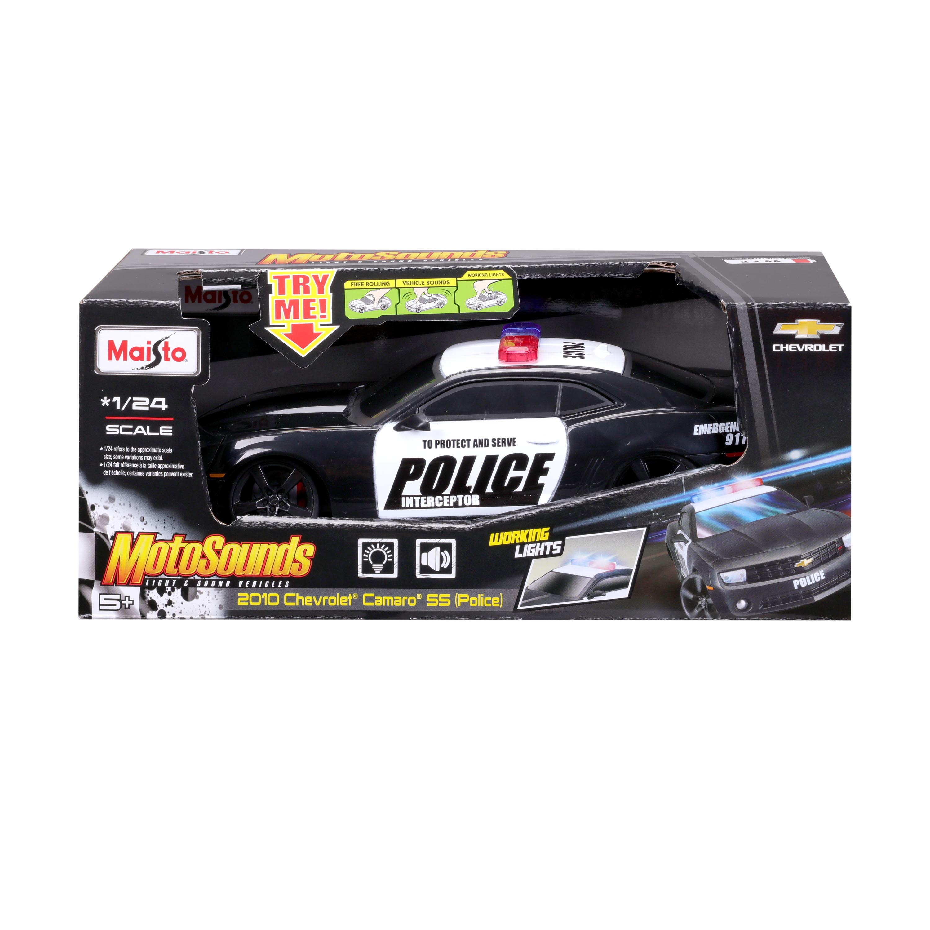 შევროლე Camaro SS RS Police – ხმოვანი ეფექტების მოდელი