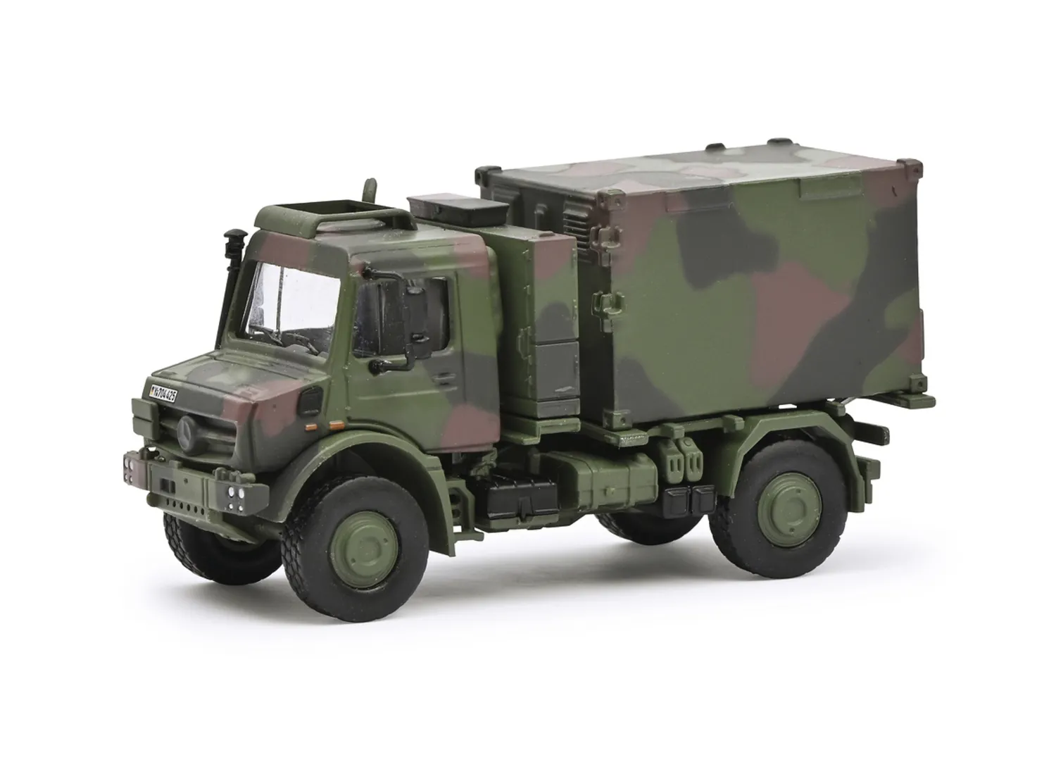 Unimog U5023 სარადიო კონტეინერი – 1/87 სამხედრო მოდელი