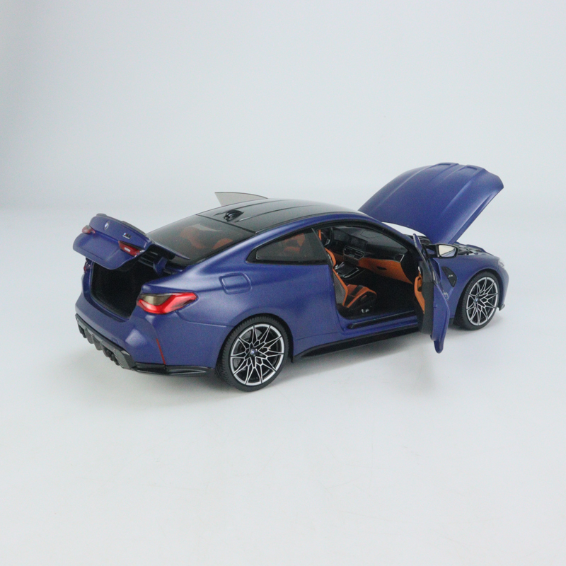 BMW M4 კუპე (G82) ლურჯი ხედი 5