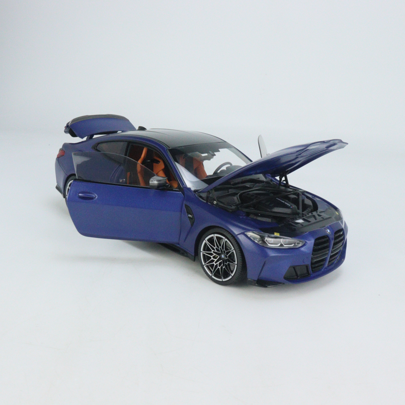 BMW M4 კუპე (G82) ლურჯი ხედი 6