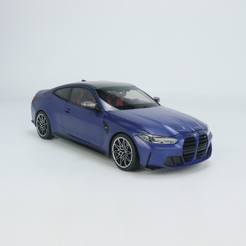 BMW M4 კუპე (G82) ლურჯი ხედი 8