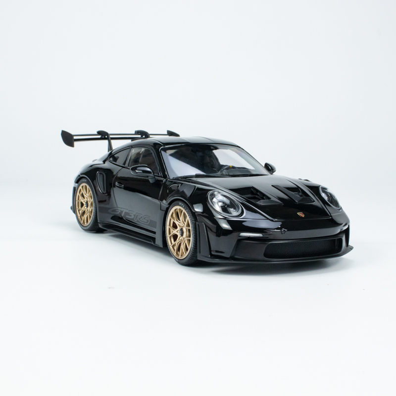 პორშე 911 (992) GT3 RS (2022) შავი ხედი 10