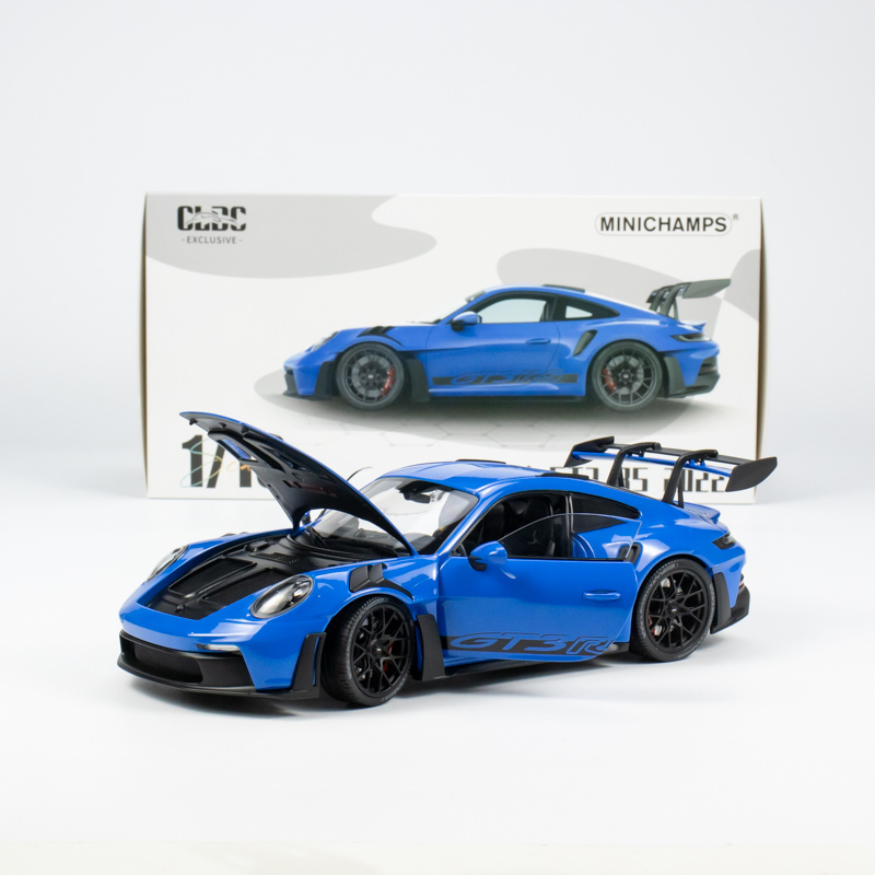 პორშე 911 (992) GT3 RS (2022) ლურჯი ხედი 1