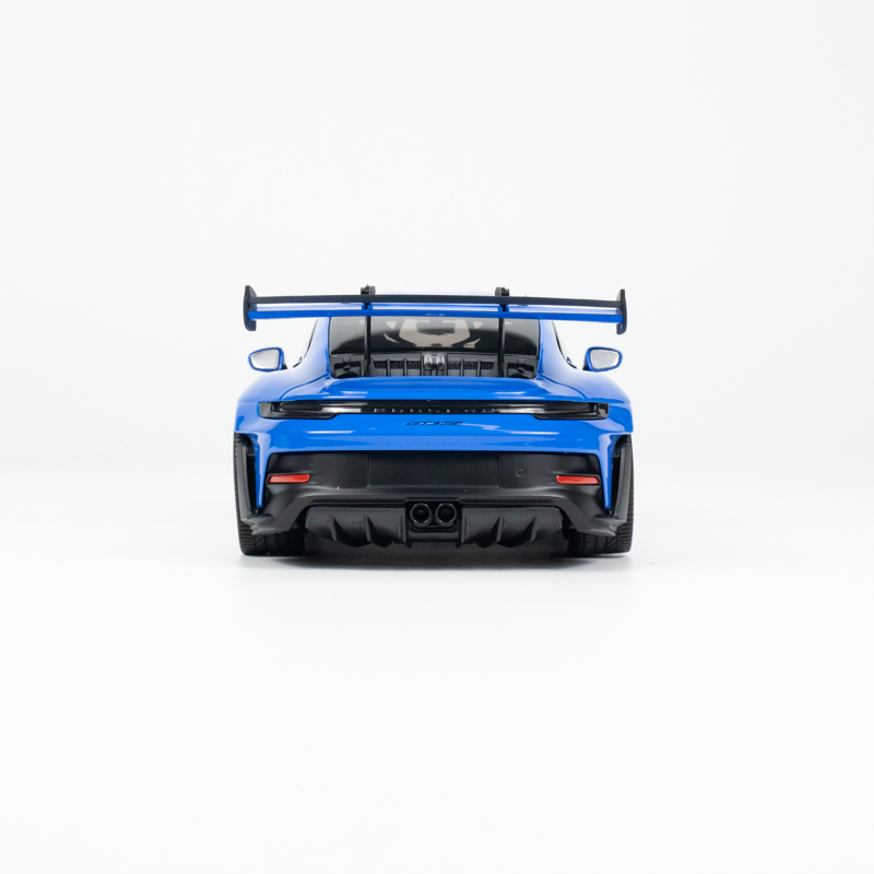 პორშე 911 (992) GT3 RS (2022) ლურჯი ხედი 14