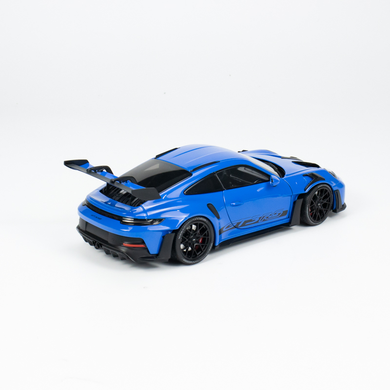 პორშე 911 (992) GT3 RS (2022) ლურჯი ხედი 8