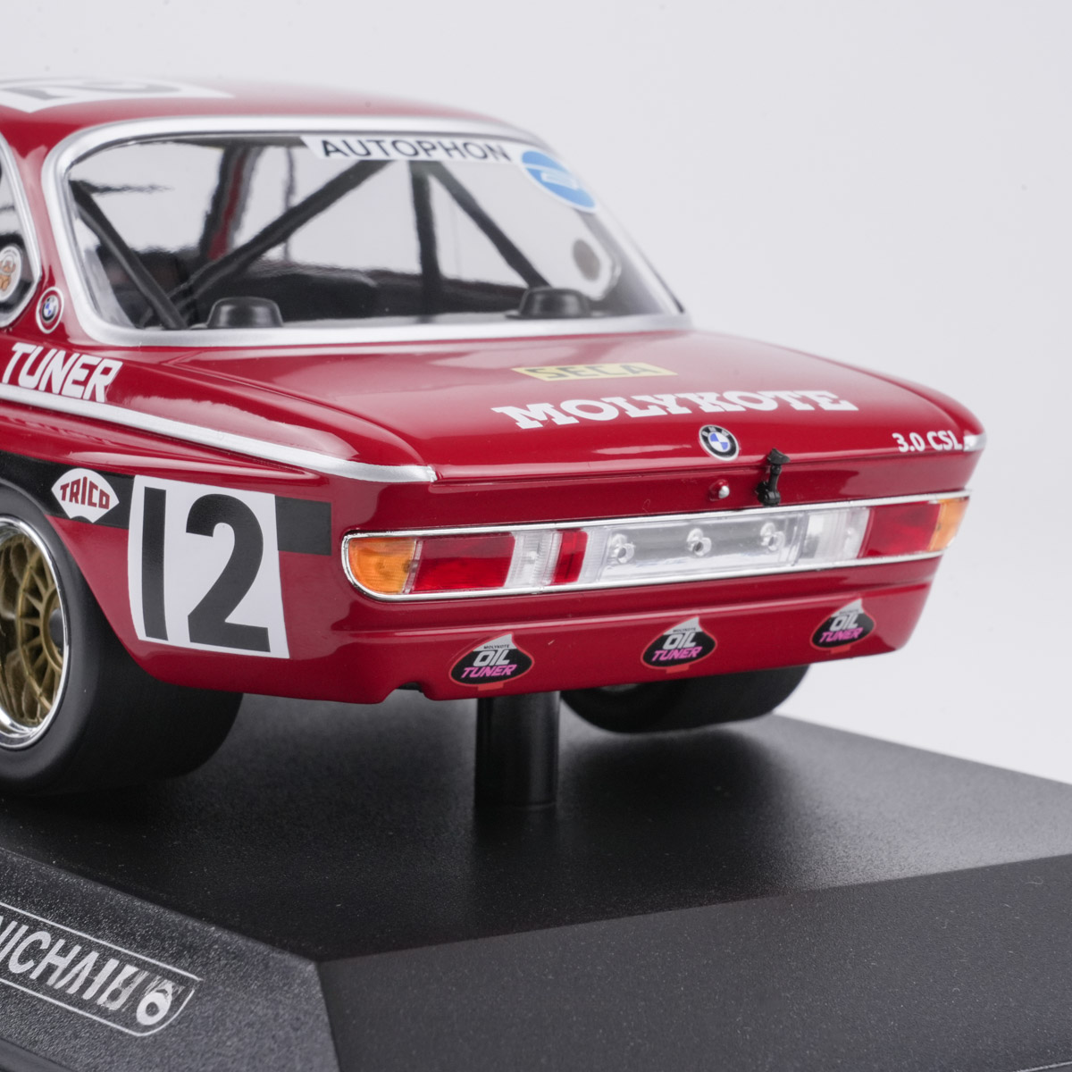 BMW 3.0 CSL BMW Luigi, სპა 24 საათის გამარჯვებული (1974) ხედი 13