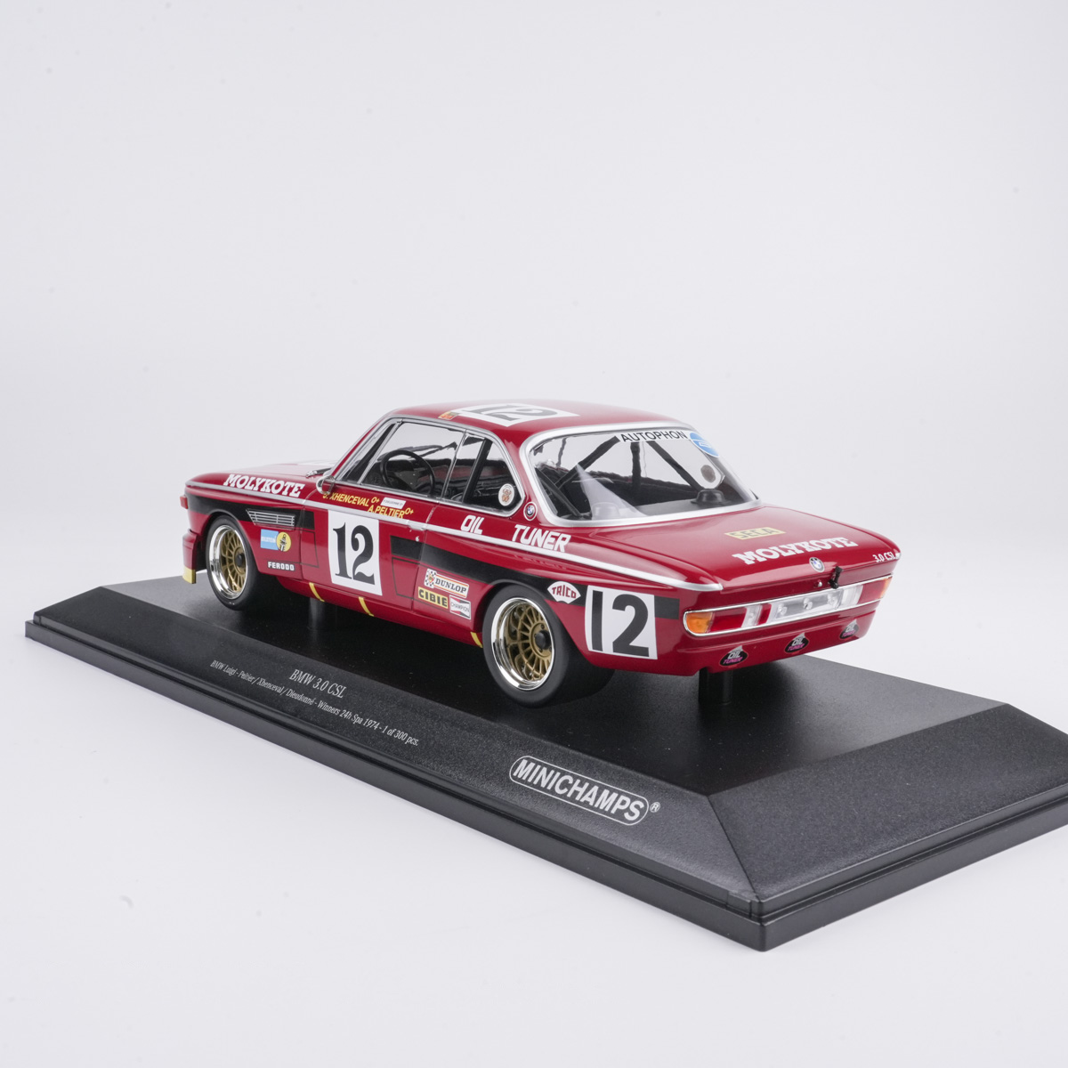 BMW 3.0 CSL BMW Luigi, სპა 24 საათის გამარჯვებული (1974) ხედი 2