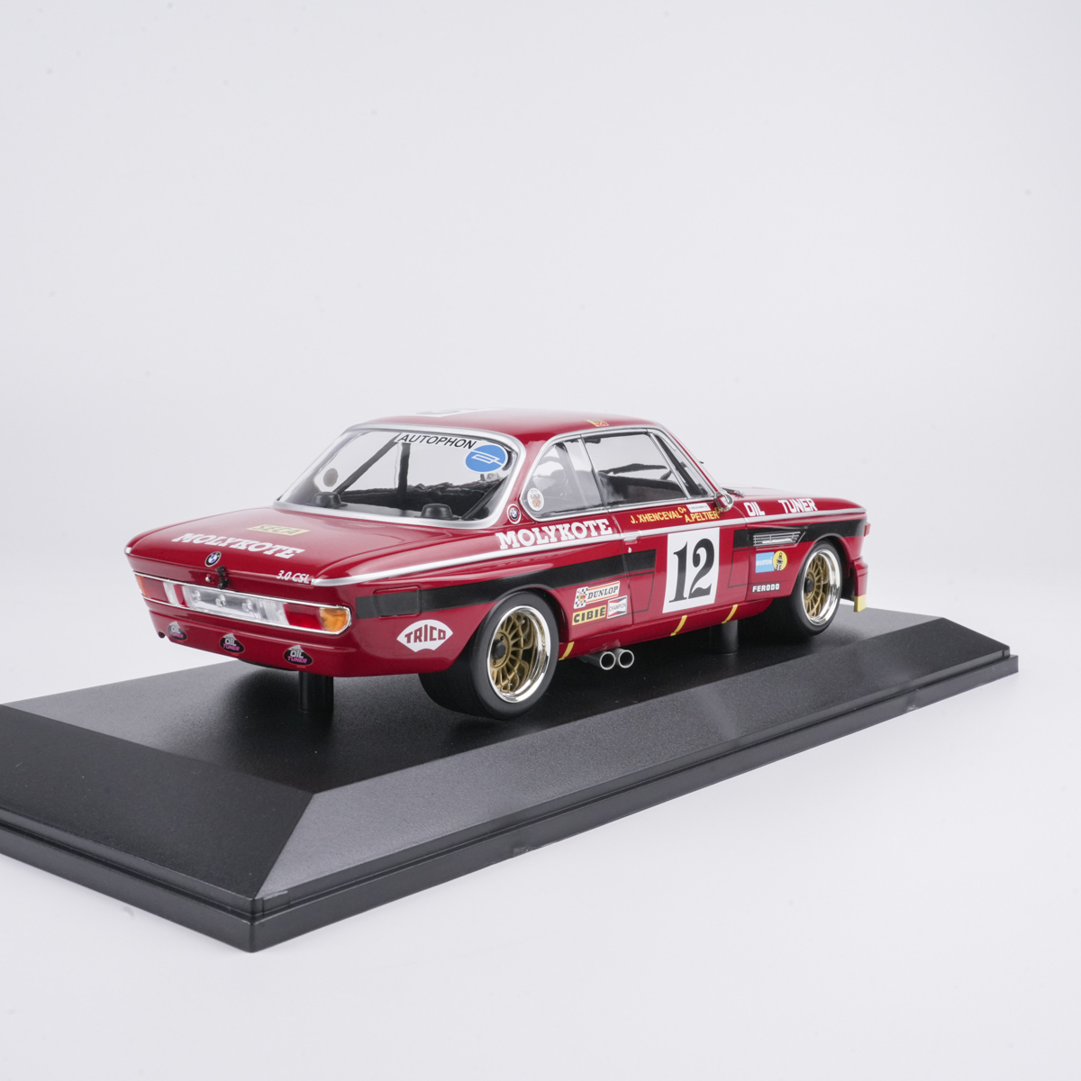 BMW 3.0 CSL BMW Luigi, სპა 24 საათის გამარჯვებული (1974) ხედი 3