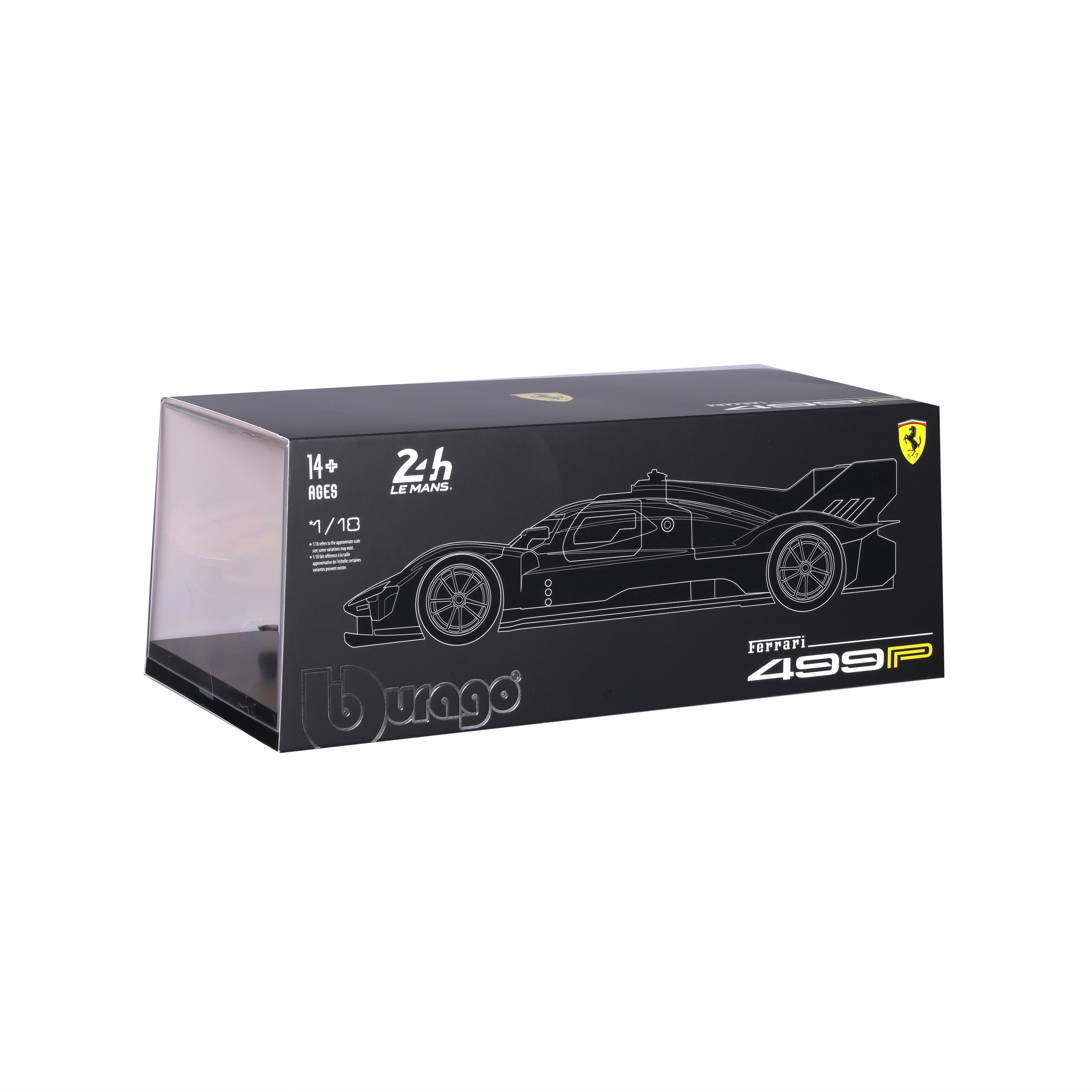 ფერარი 499P ლე მანის ჰიპერქარი 2024 AF Corse – ლიმიტირებული სერია ხედი 5