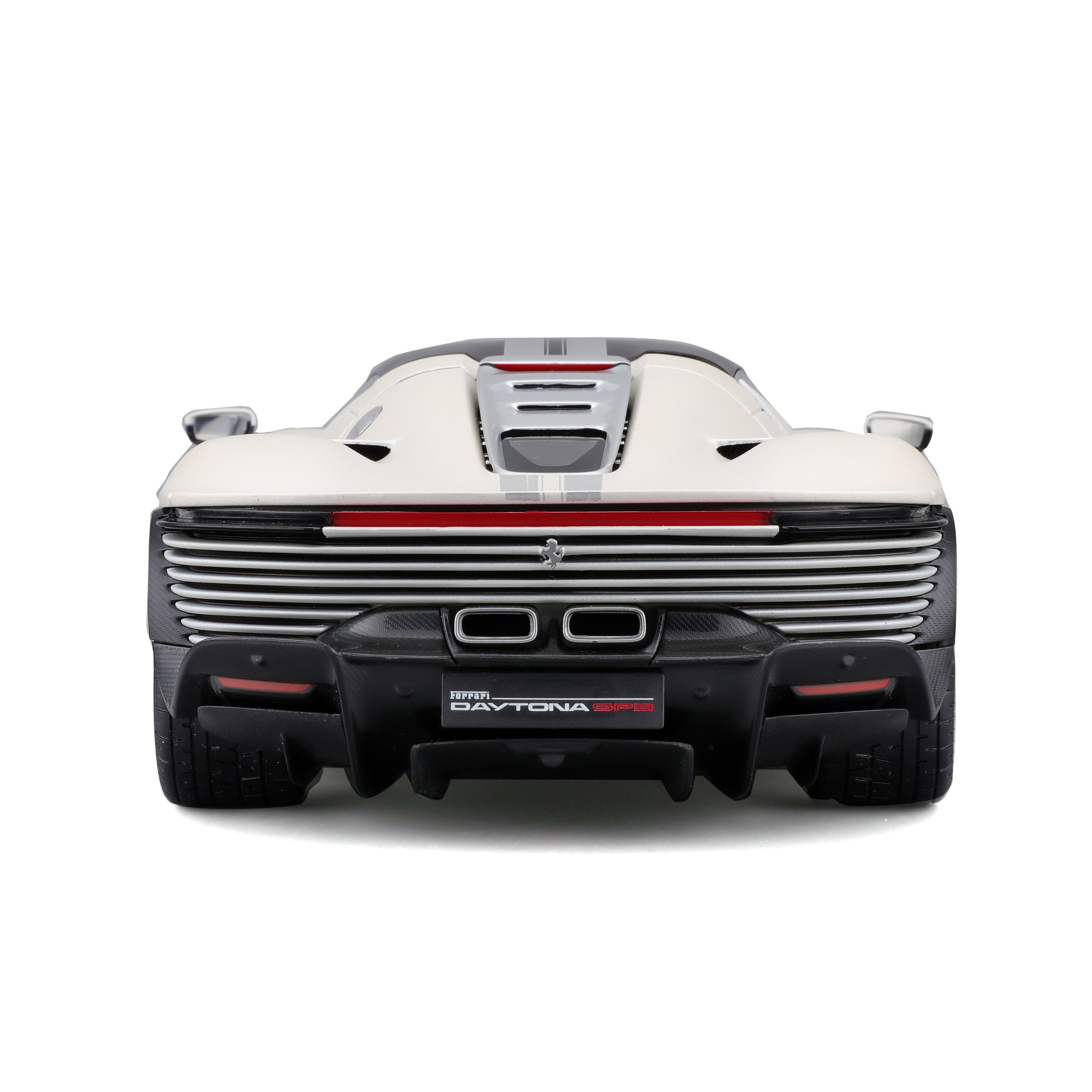 ფერარი Daytona SP3 (თეთრი ლურჯი ზოლით) – ექსკლუზიური მოდელი ხედი 9