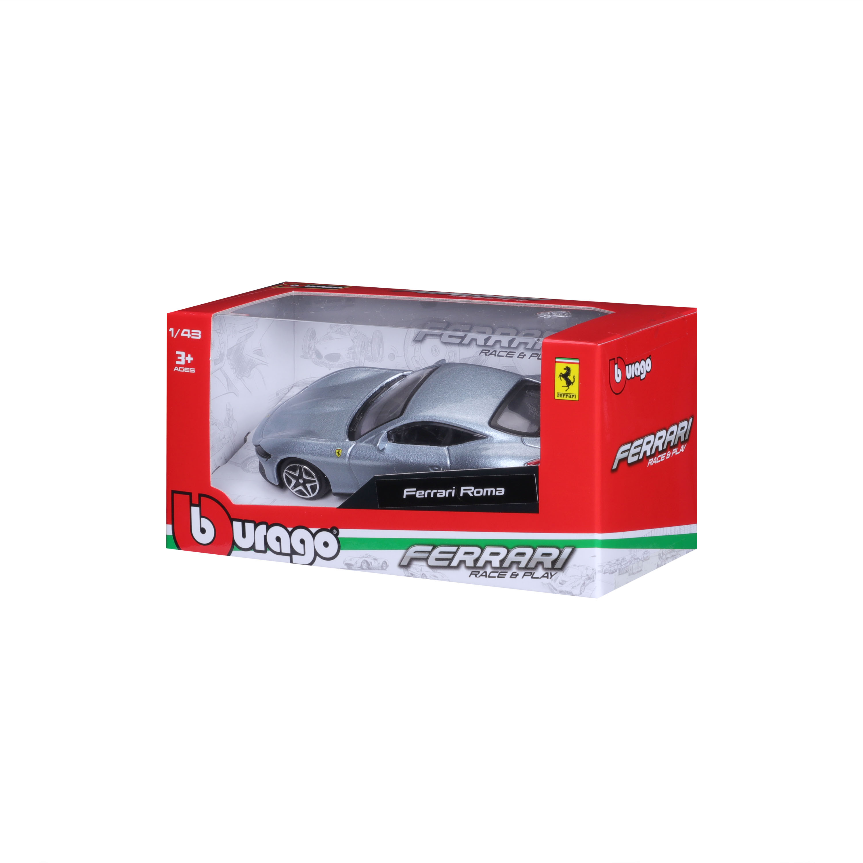 Ferrari Roma Metallic Grey 1:43 view 3