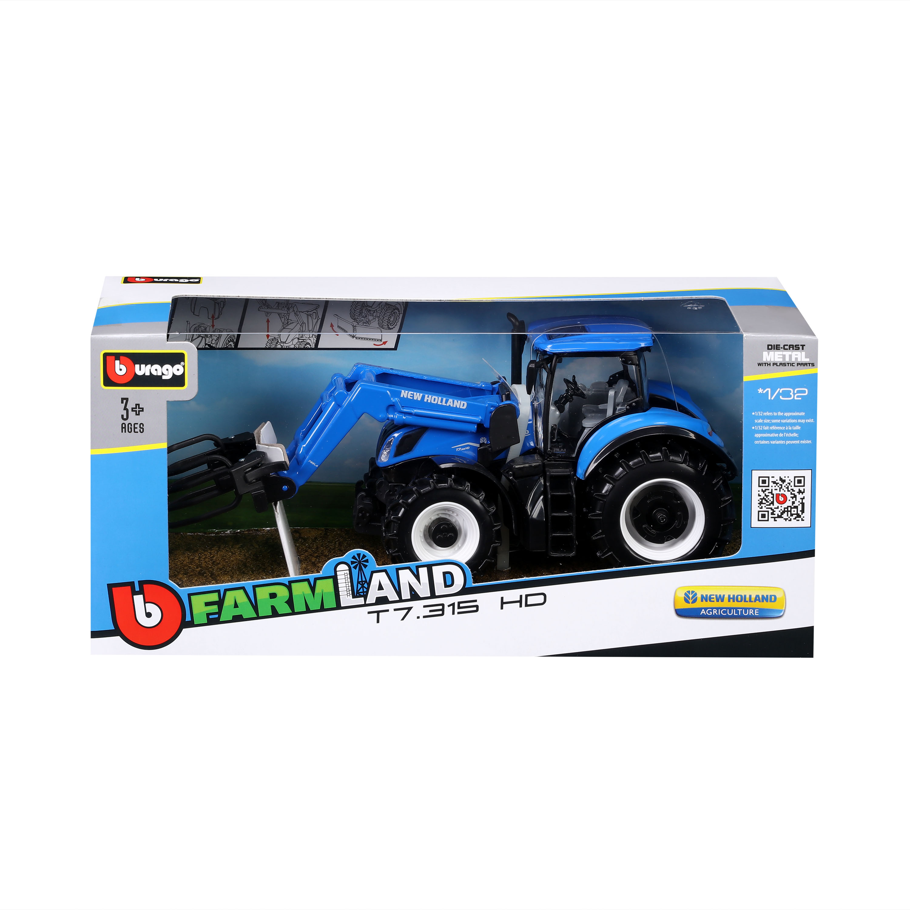 ფერმის ტრაქტორი NF 17.315HD წინა ჩამტვირთველით – სათამაშო ხედი 3