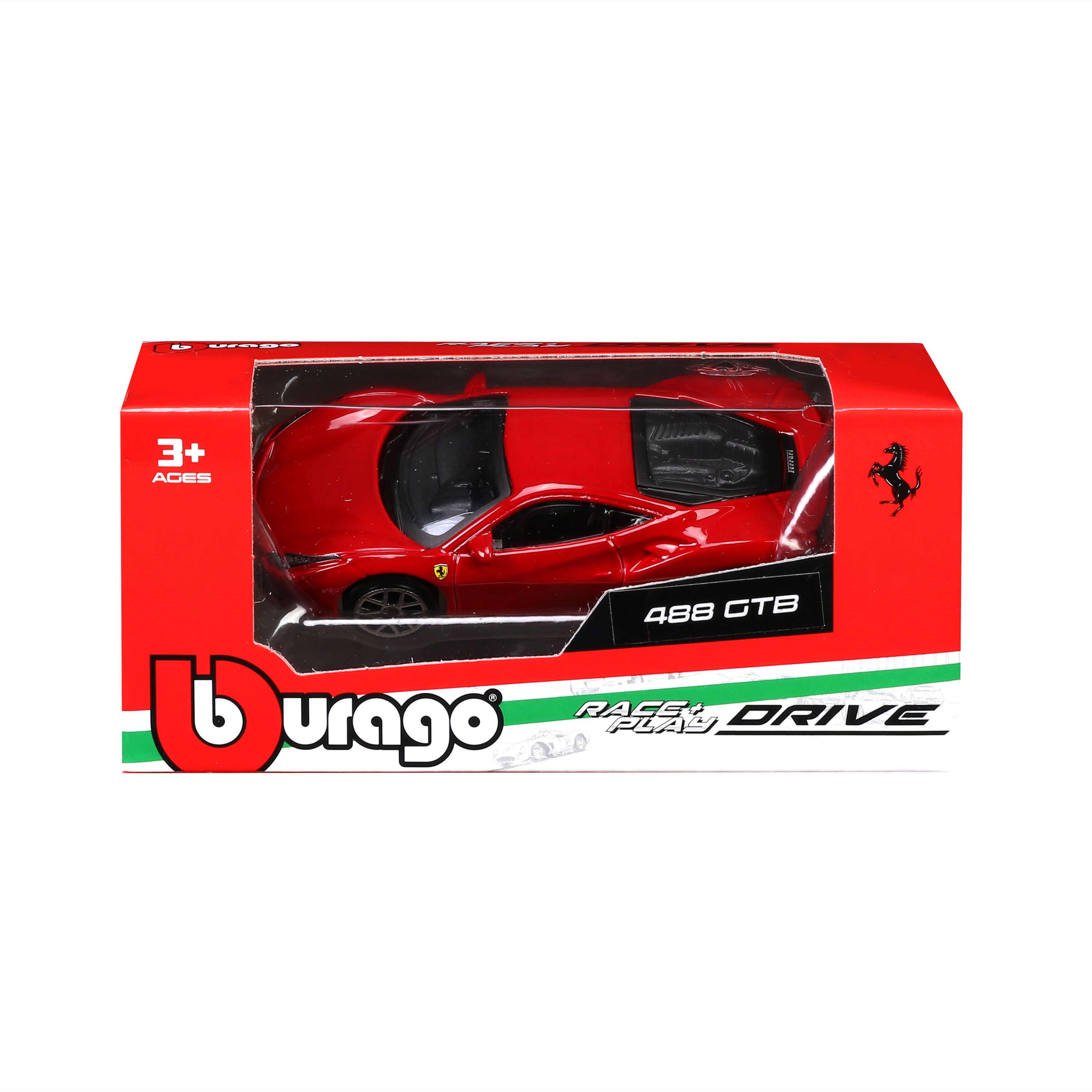 Ferrari 488 Gtb Red 1:64 view 2