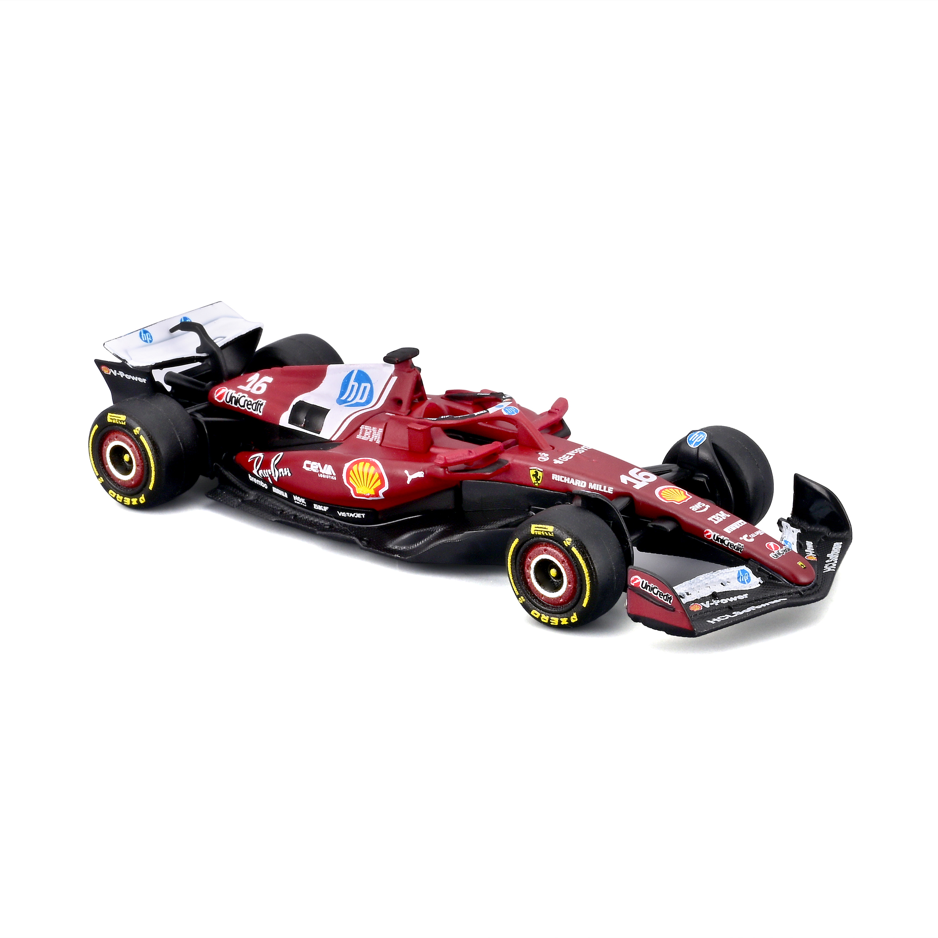 #16 შარლ ლეკლერი – Scuderia Ferrari SF-25 (2025) – ფორმულა 1 მოდელი ხედი 1