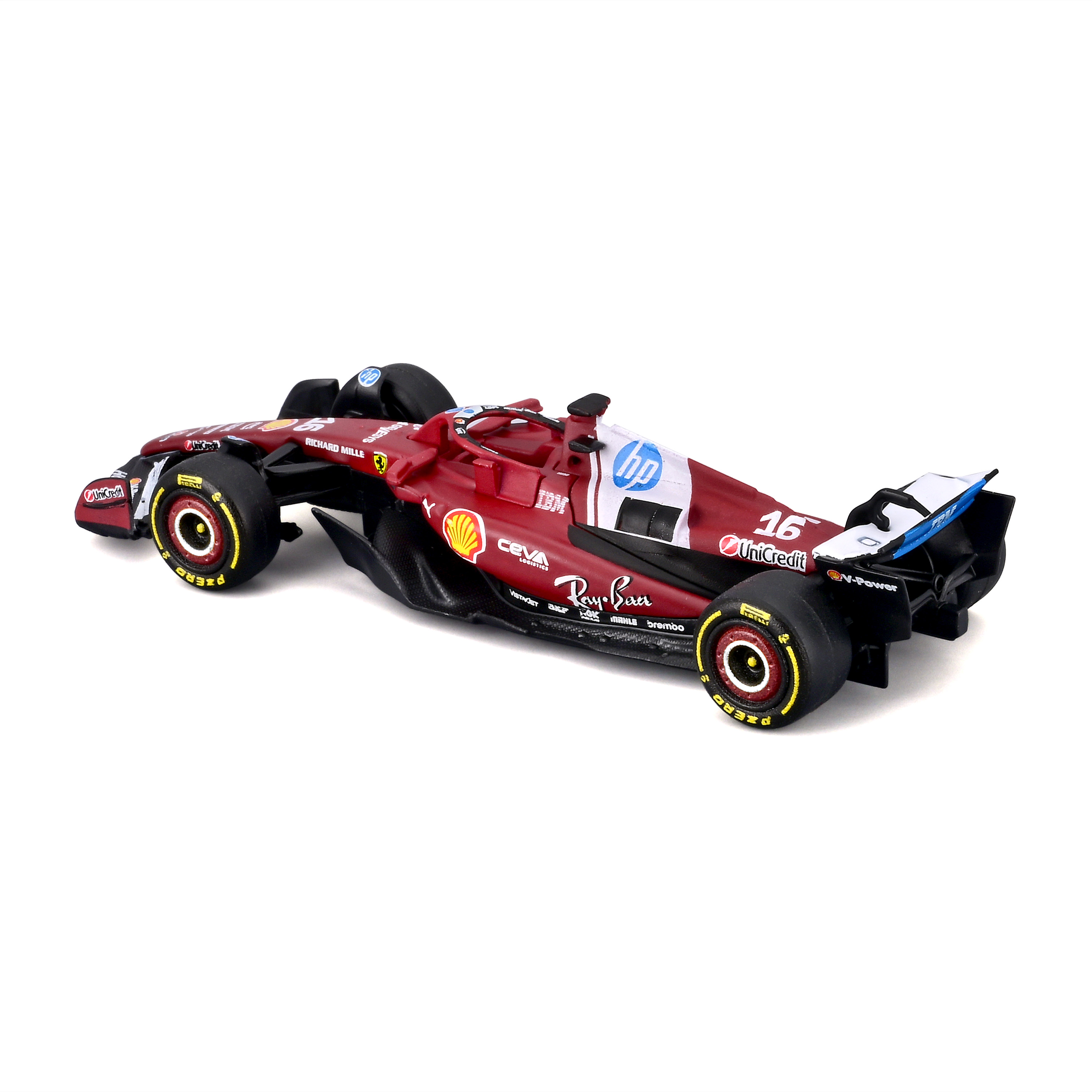 #16 შარლ ლეკლერი – Scuderia Ferrari SF-25 (2025) – ფორმულა 1 მოდელი ხედი 4