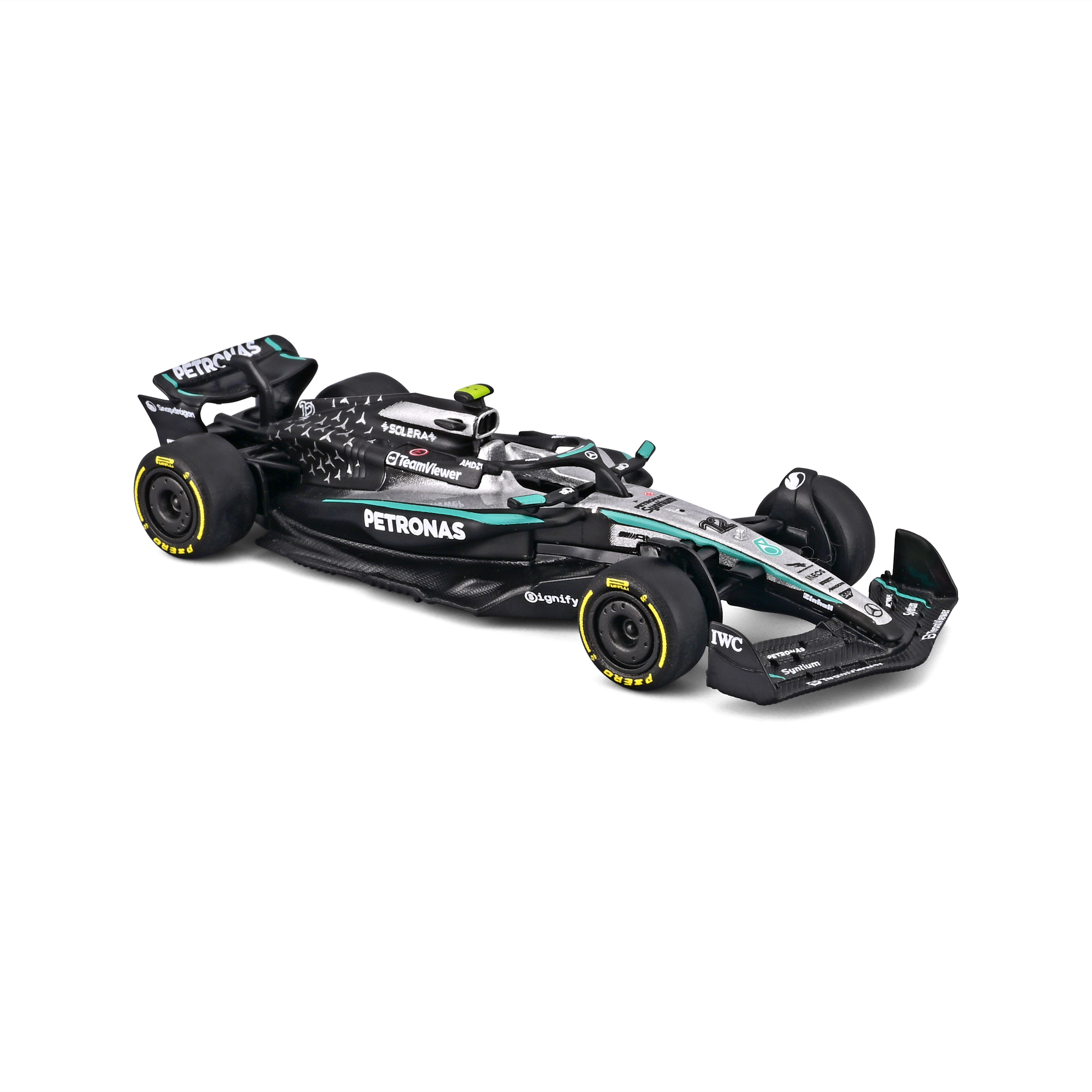 #12 ანტონელი – Mercedes-AMG Petronas F1 W16 Team (2025) – ფორმულა 1 მოდელი ხედი 1