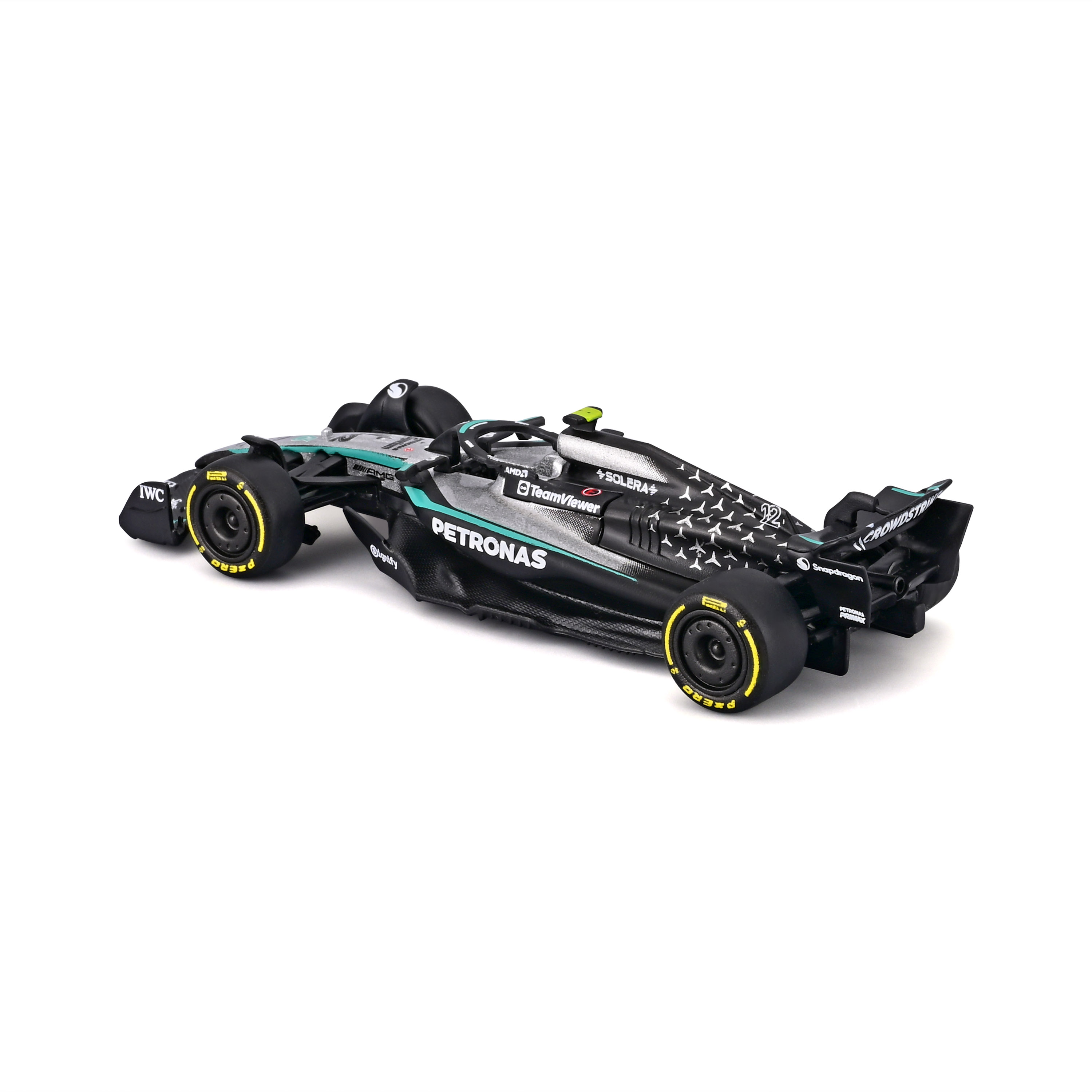 #63 ჯორჯ რასელი – Mercedes-AMG Petronas F1 W16 Team (2025) – ფორმულა 1 მოდელი ხედი 5