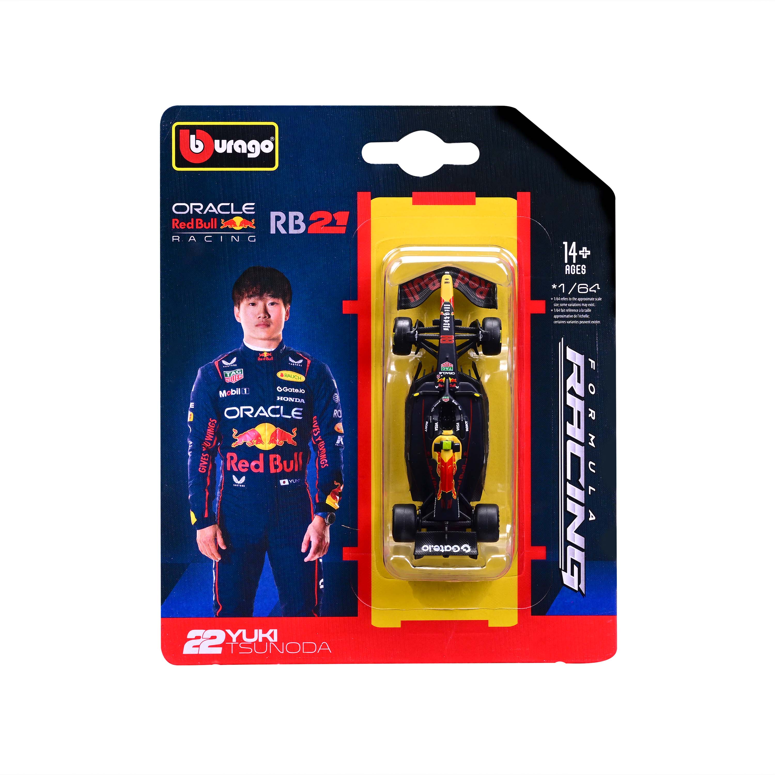 #22 ცუნოდა – Red Bull Oracle Racing RB21 (2025) – ფორმულა 1 მოდელი ხედი 2