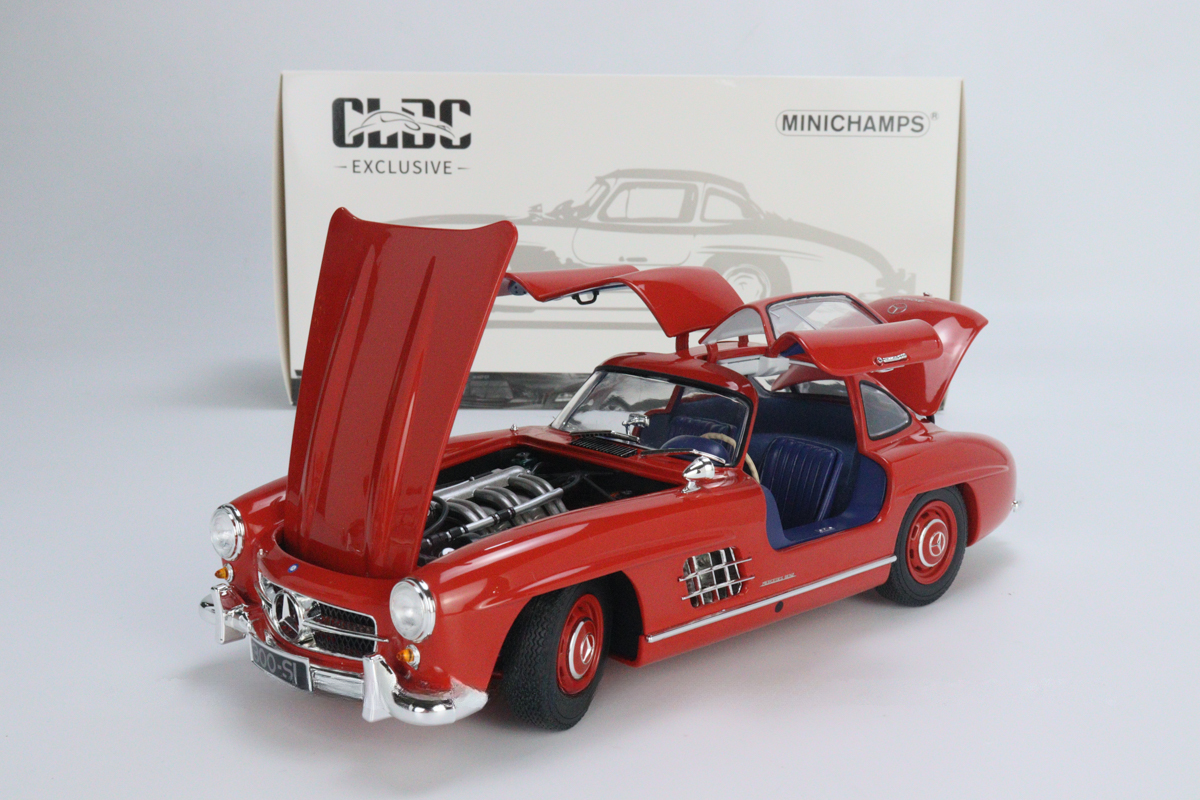 მერსედეს-ბენცი 300 SL W198 I (1954) წითელი ხედი 12