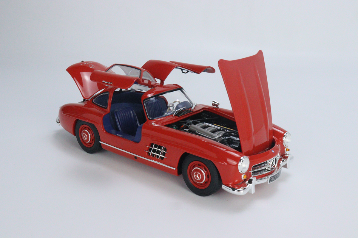 მერსედეს-ბენცი 300 SL W198 I (1954) წითელი ხედი 6