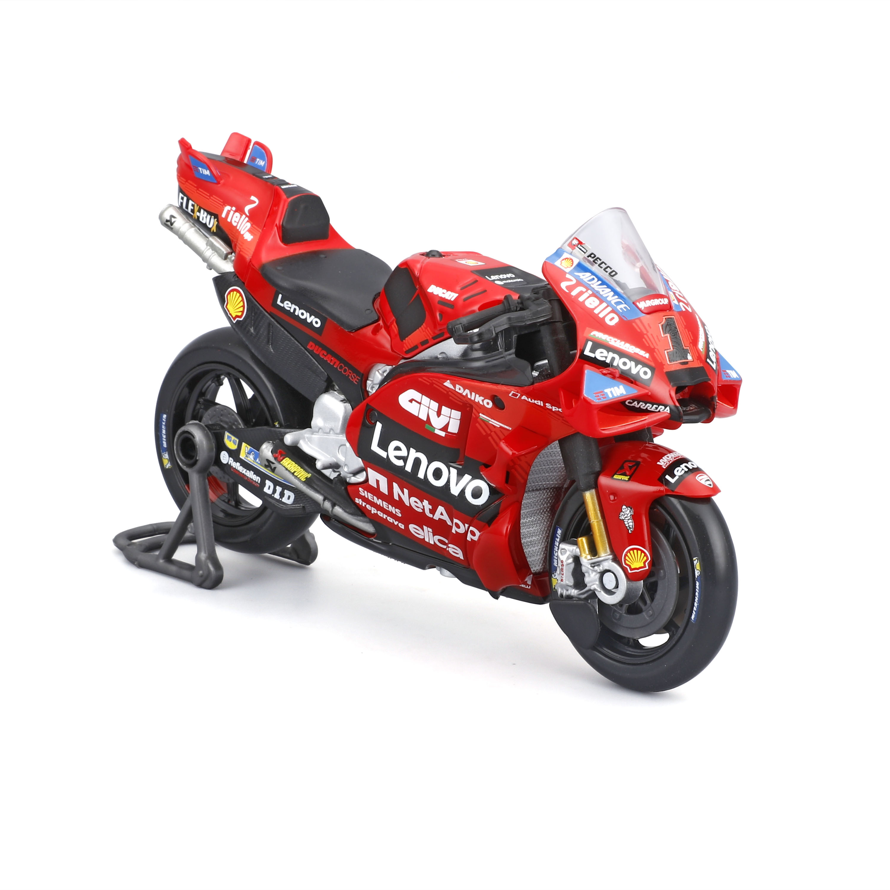 1:18 GP Racing - Ducati Lenovo Team 2024  #1 Francesco Bagnaia, #23 Enea Bastianini ხედი 8