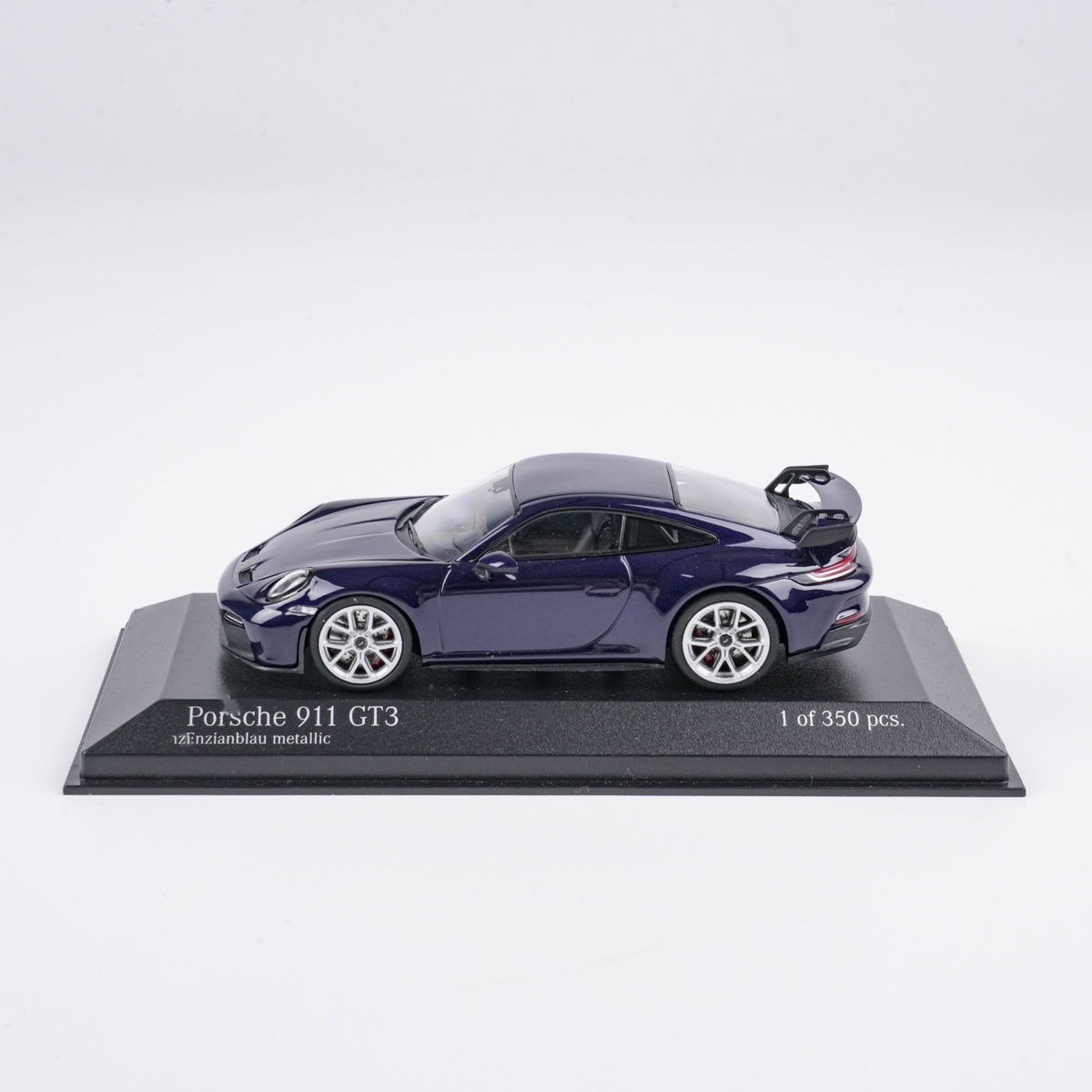პორშე 911 (992) GT3 (2021) ლურჯი მეტალიკი ხედი 4