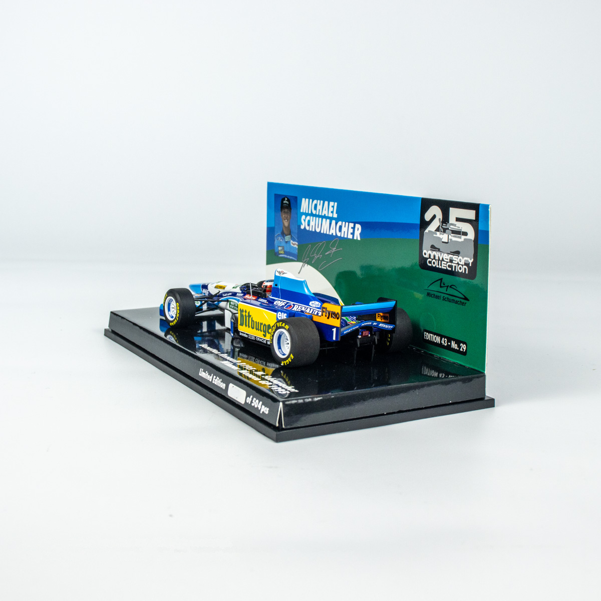 Benetton Renault B195 მიხაელ შუმახერი, მონაკოს გრან-პრის გამარჯვებული (1995) ხედი 2