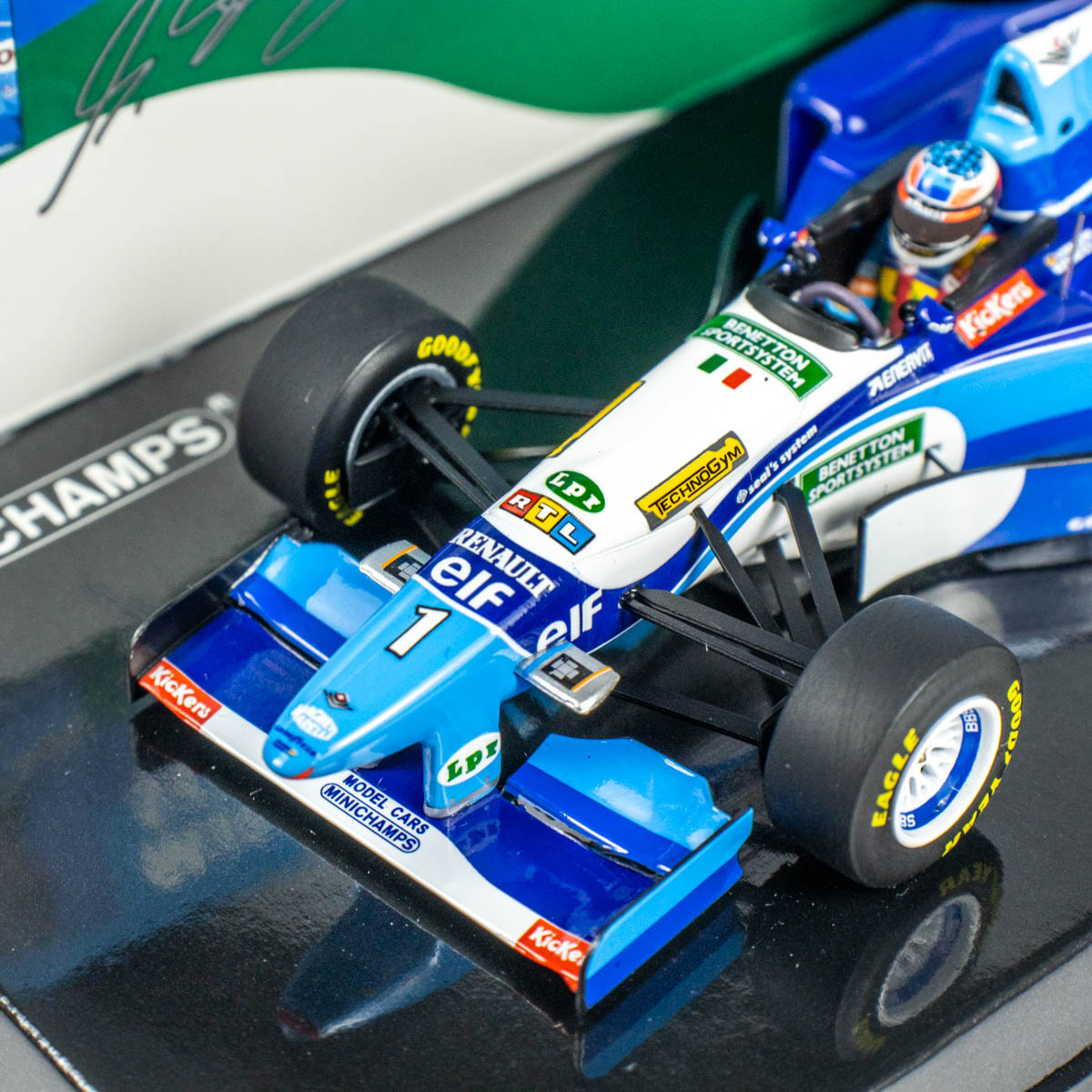 Benetton Renault B195 მიხაელ შუმახერი, მონაკოს გრან-პრის გამარჯვებული (1995) ხედი 7