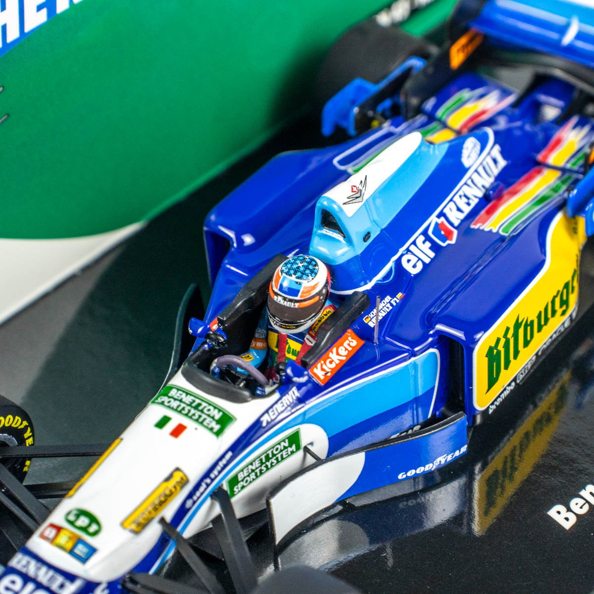 Benetton Renault B195 მიხაელ შუმახერი, მონაკოს გრან-პრის გამარჯვებული (1995) ხედი 8