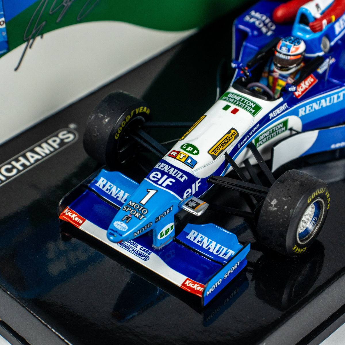 Benetton Renault B195 მიხაელ შუმახერი, კანადის გრან-პრი (1995), ჟან ალეზით ხედი 7