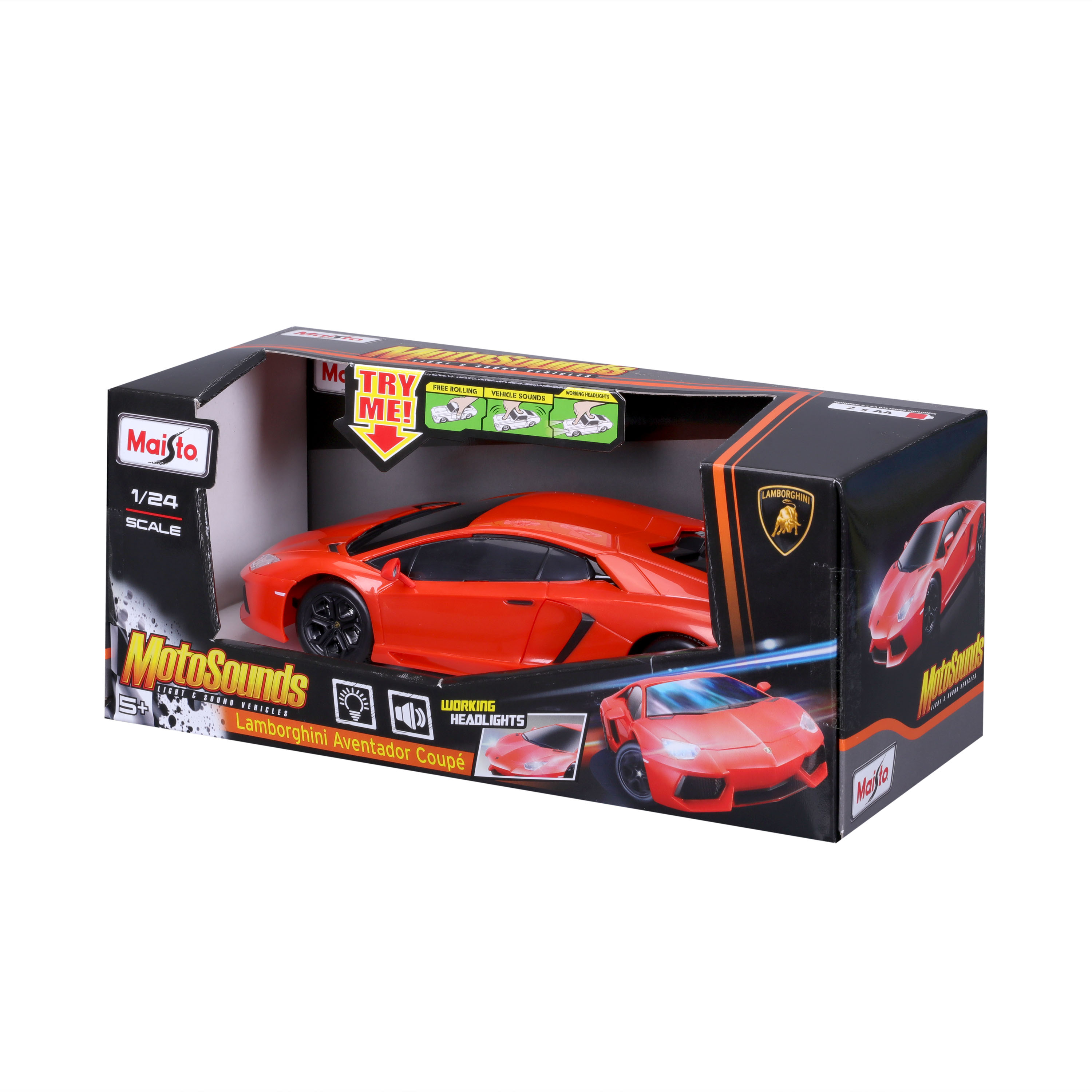 ლამბორგინი Aventador Coupé – ხმოვანი ეფექტების მოდელი ხედი 3