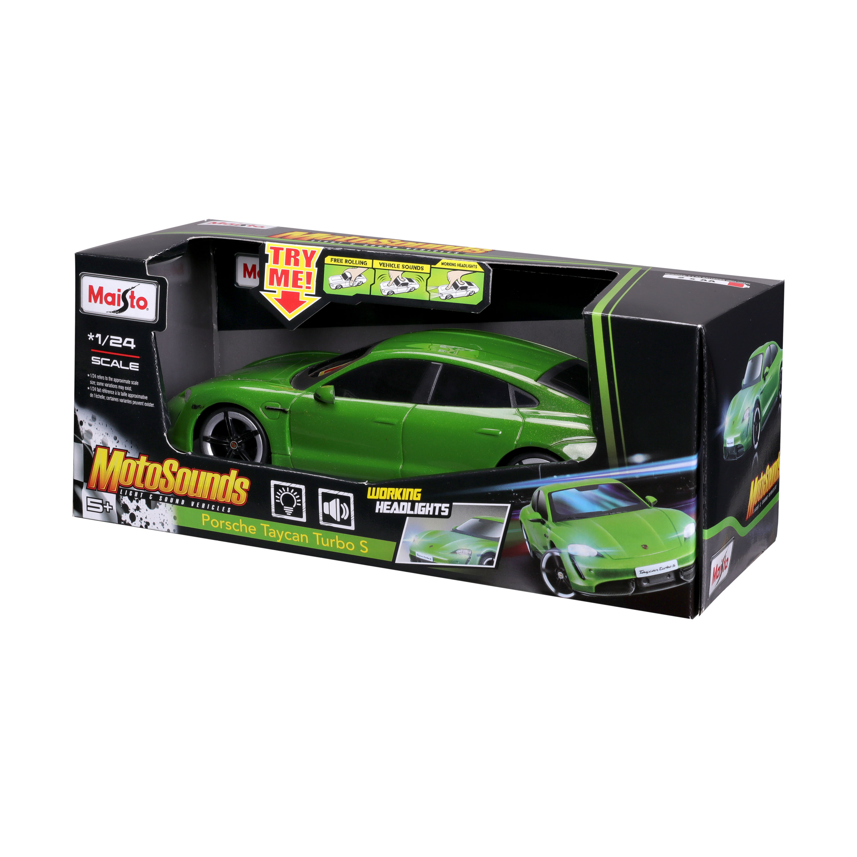 პორშე Taycan Turbo S – ხმოვანი ეფექტების მოდელი ხედი 3