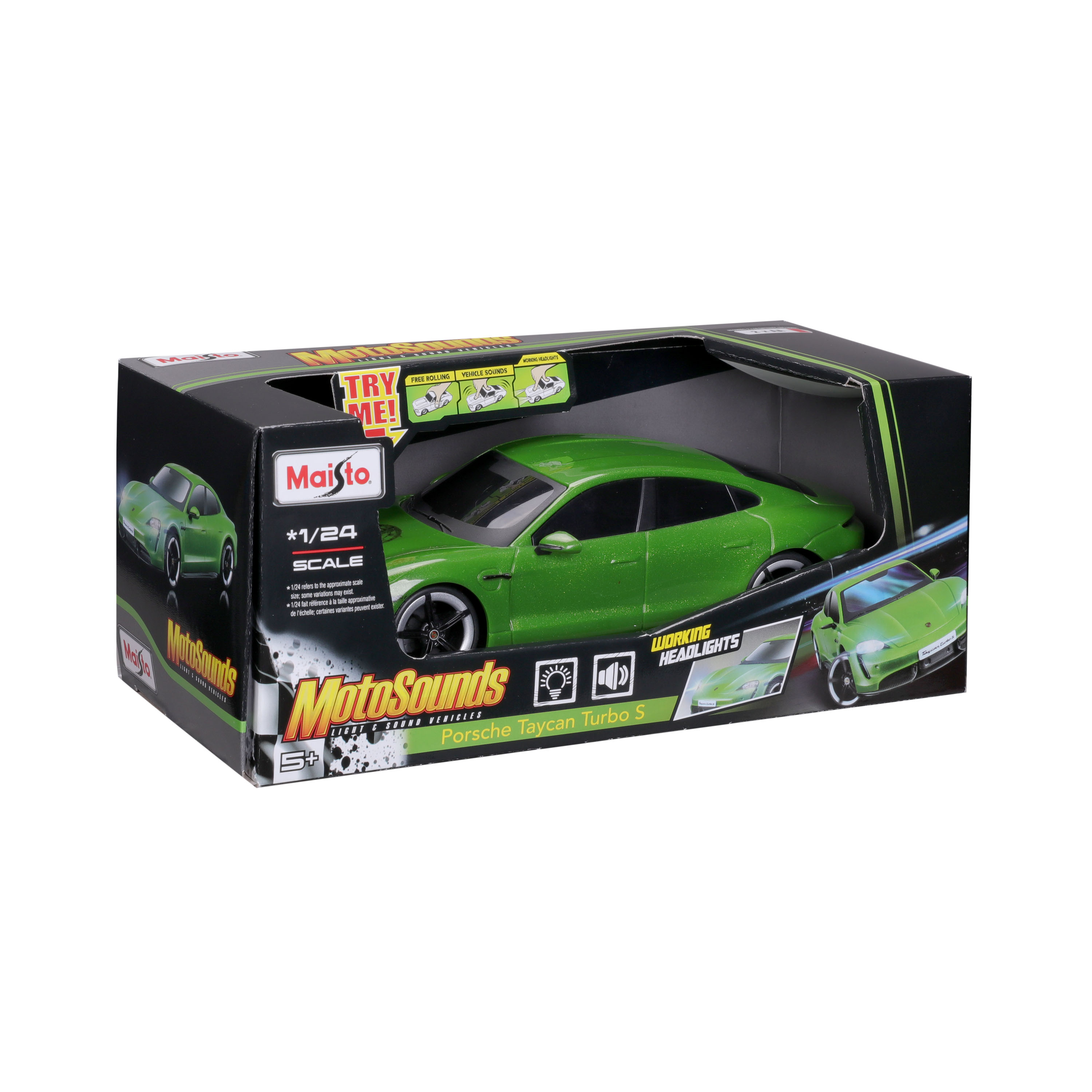 პორშე Taycan Turbo S – ხმოვანი ეფექტების მოდელი ხედი 4