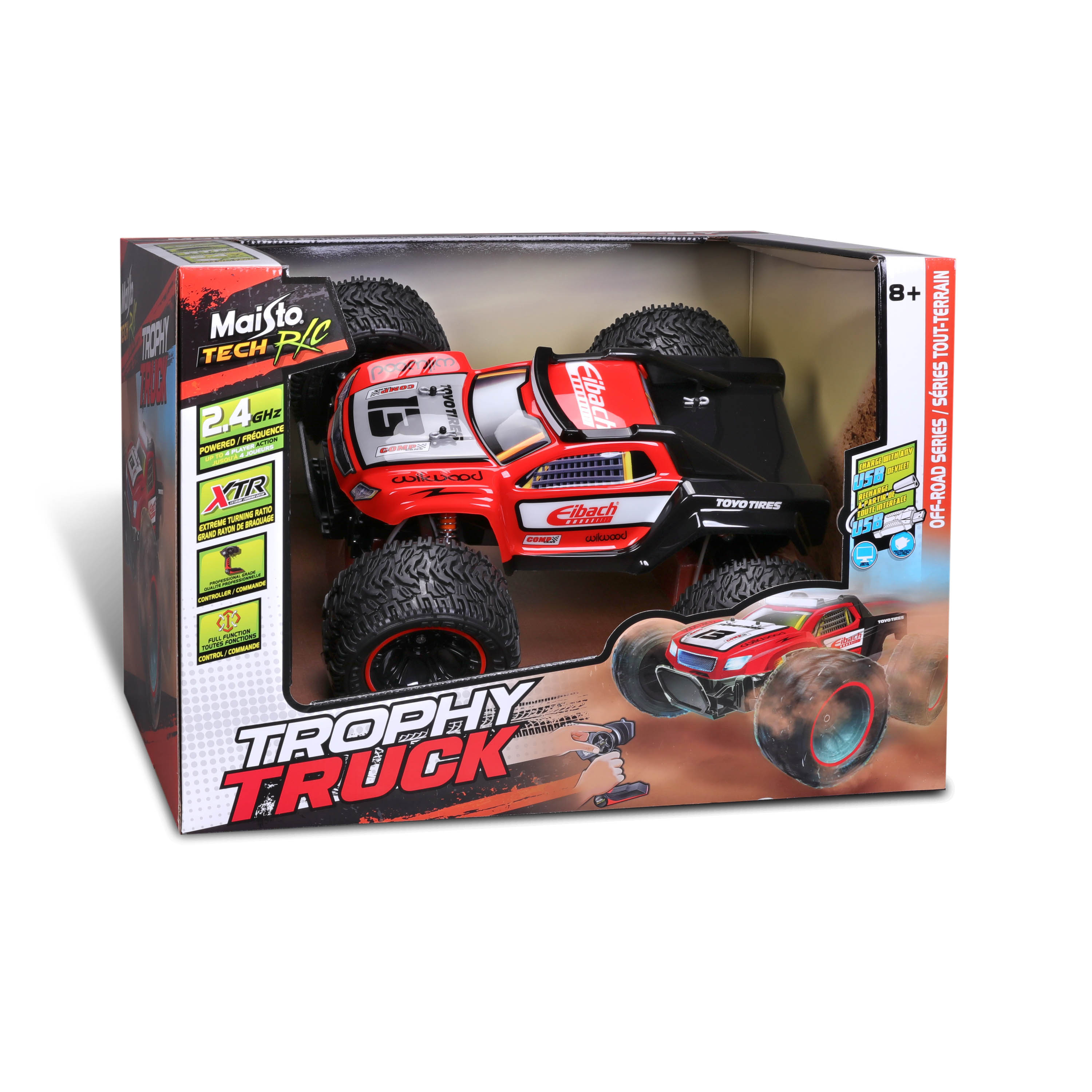 Off-Road Desert Racer – დისტანციურად მართვადი სათამაშო 1/14 ხედი 3