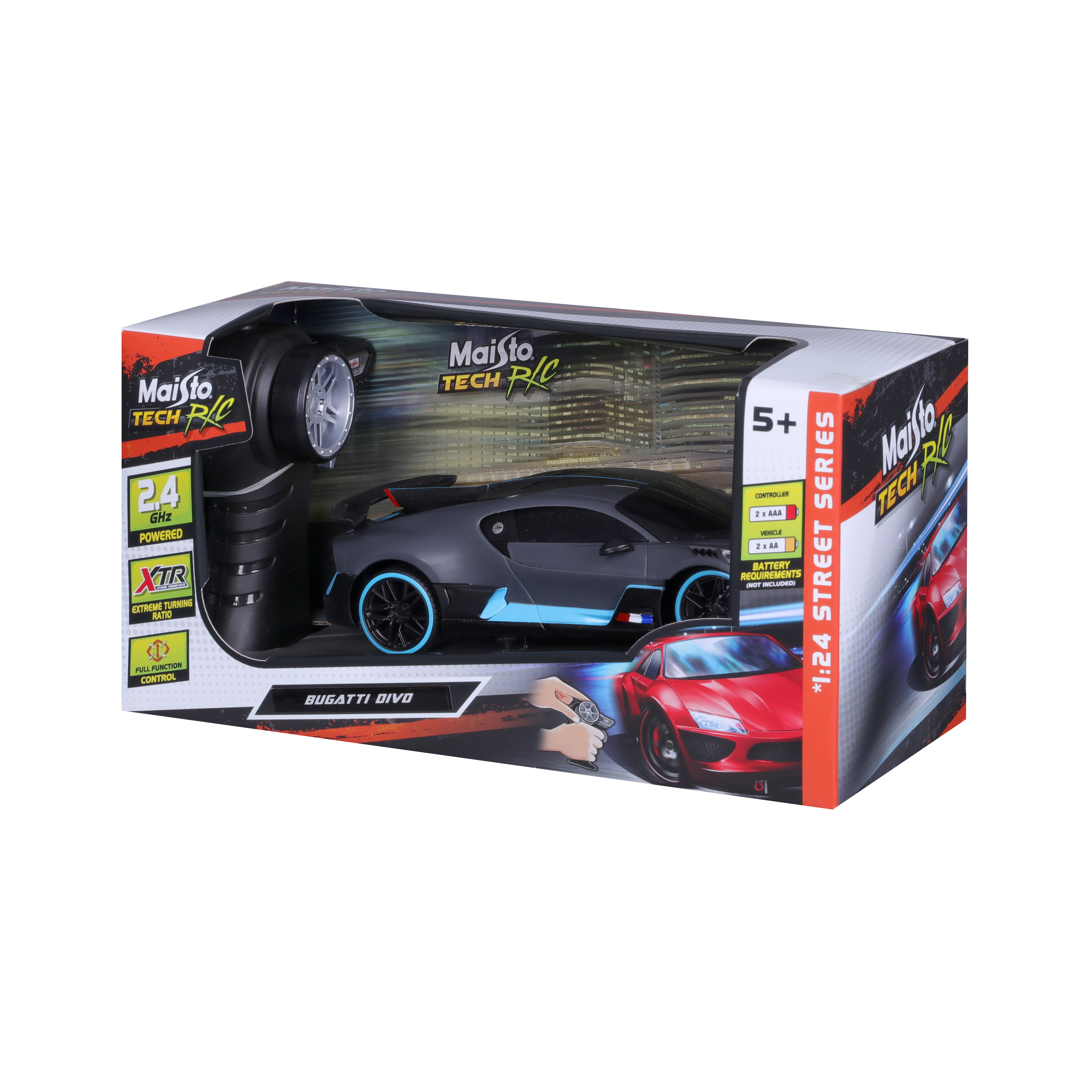 RC Bugatti Divo Matte Black , Non , New Ic 2023 1:24 view 3