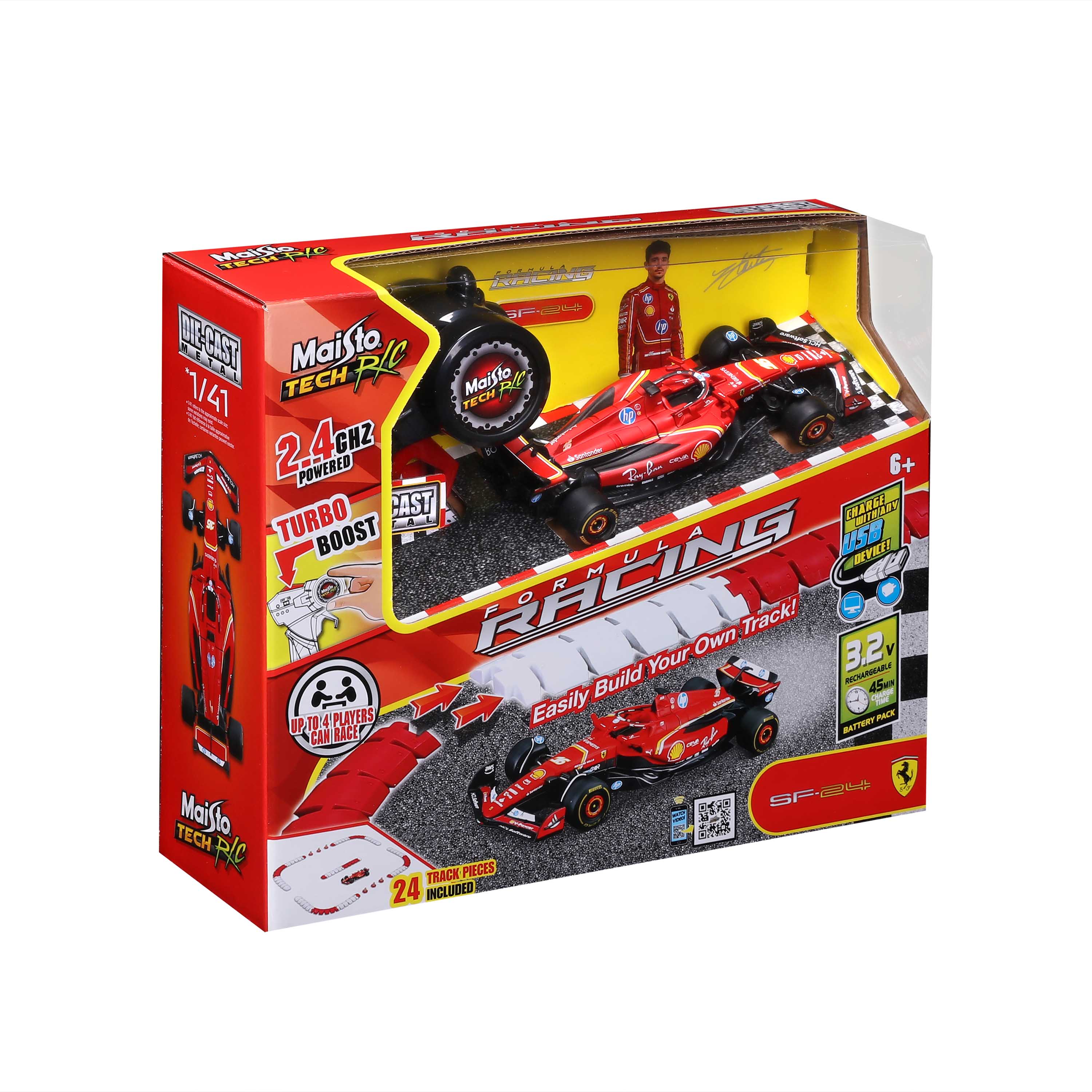 ფერარი SF-24 ფორმულა 1– დისტანციურად მართვადი სათამაშო ხედი 5