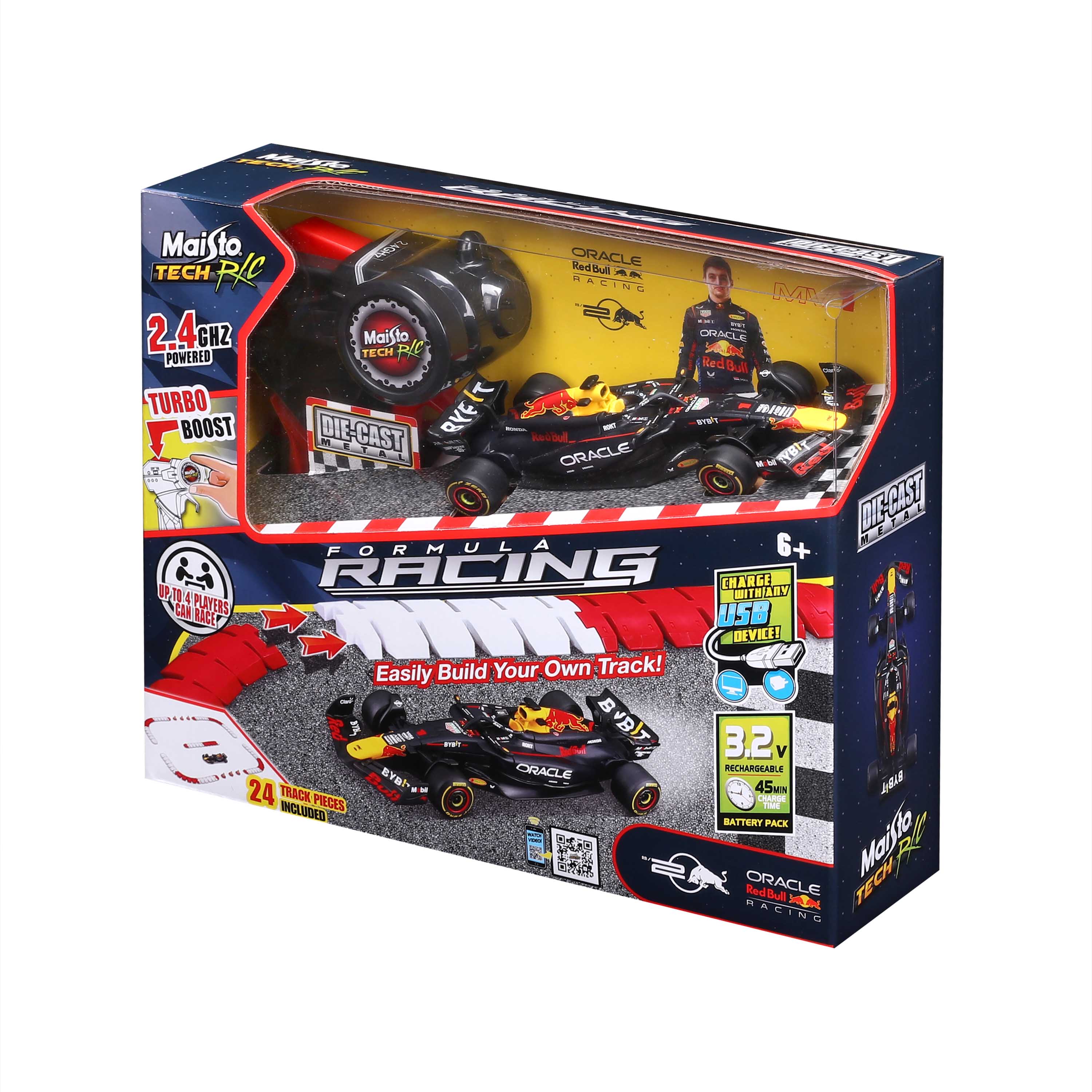 Oracle Red Bull RB20 ფორმულა 1 – დისტანციურად მართვადი სათამაშო ხედი 4