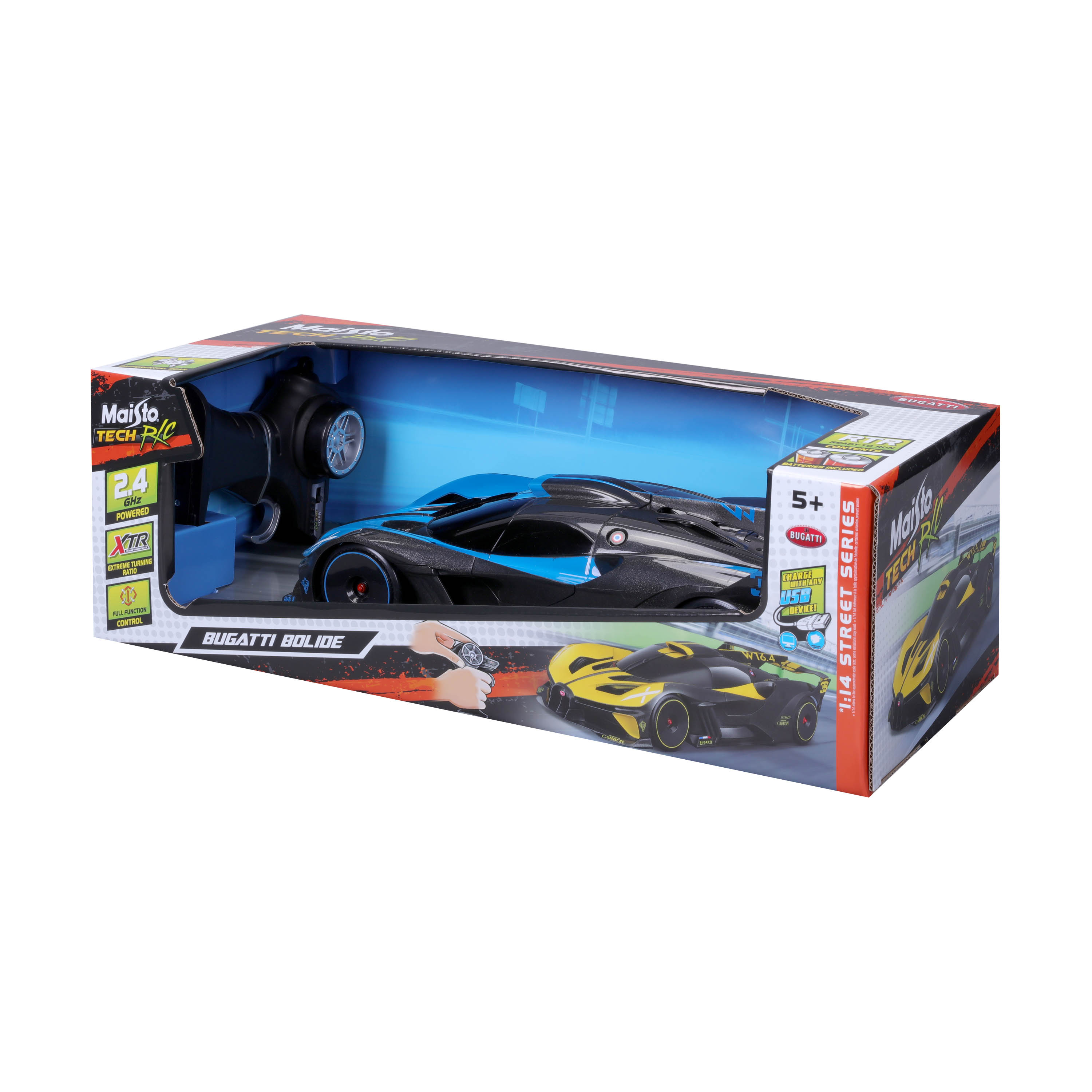 ბუგატი Bolide – დისტანციურად მართვადი სათამაშო ხედი 4