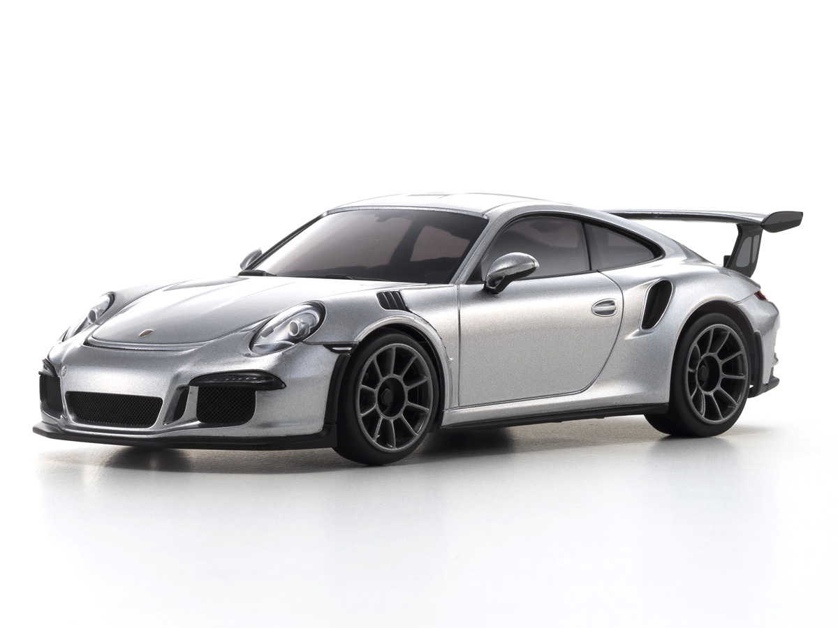 Mini-Z MR04 RWD პორშე 911 GT3 RS ვერცხლისფერი ხედი 2