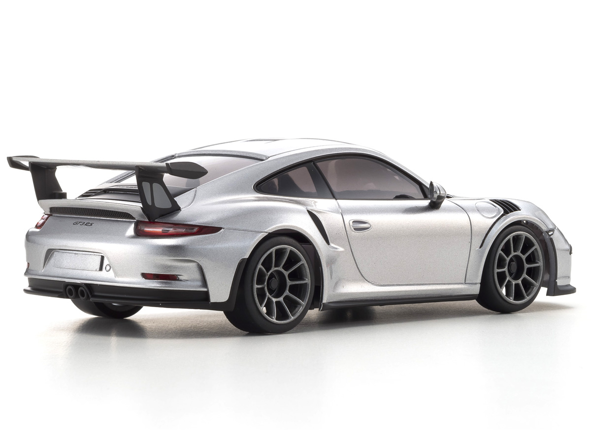 Mini-Z MR04 RWD პორშე 911 GT3 RS ვერცხლისფერი ხედი 3