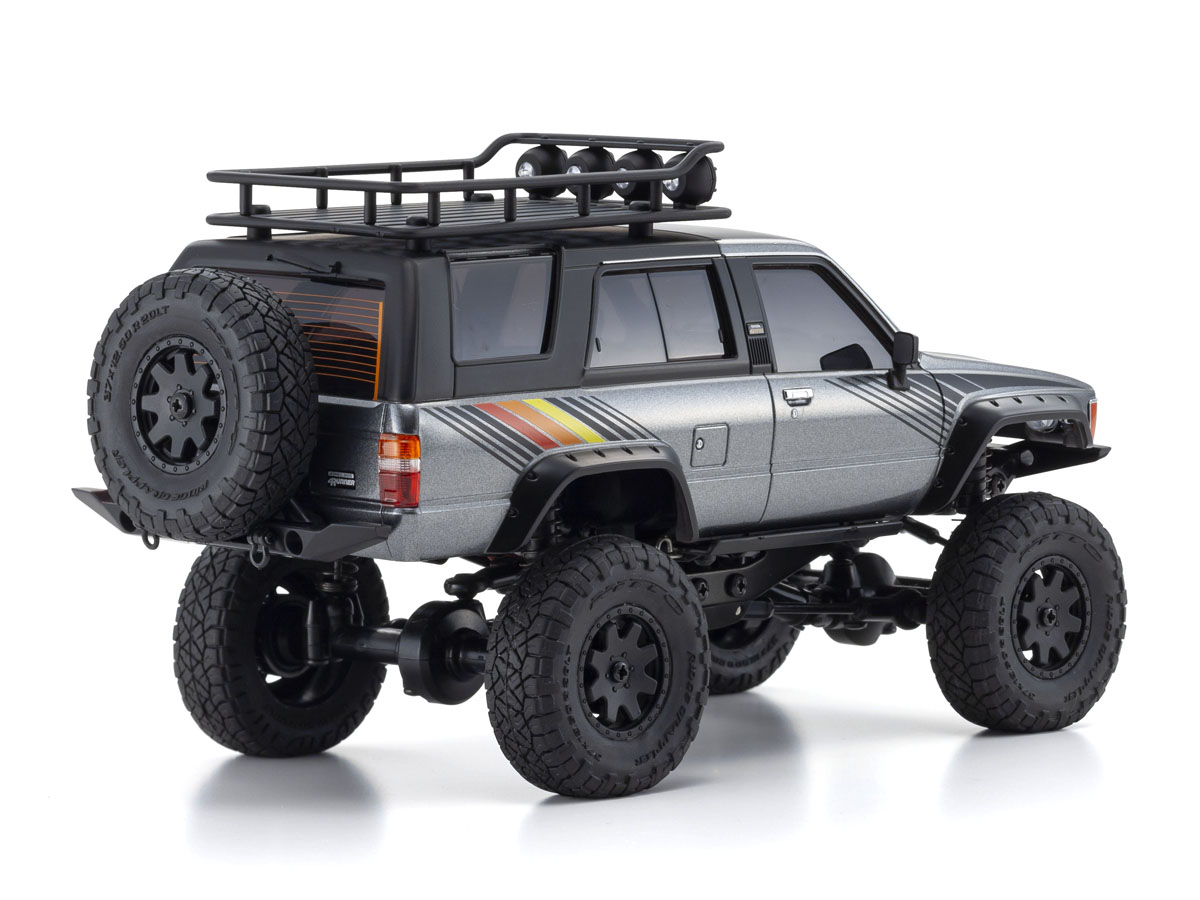 Mini-Z 4X4 MX-01 ტოიოტა 4-Runner მუქი ნაცრისფერი ხედი 3