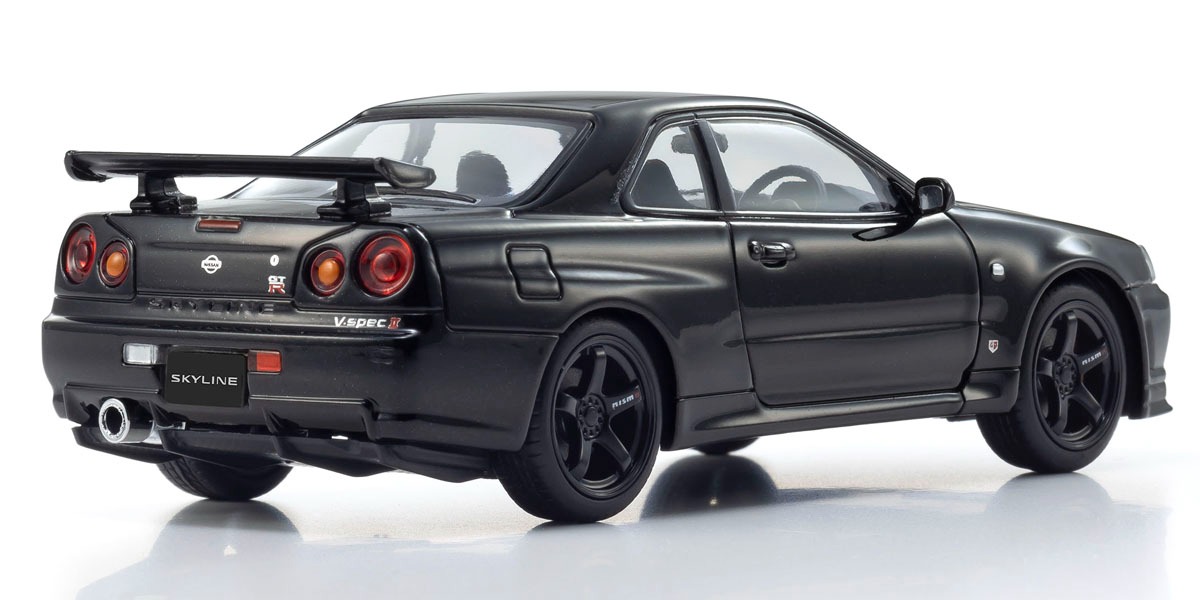 Nissan Skyline R34 GT-R V-Spec II - Black Pearl ხედი 2