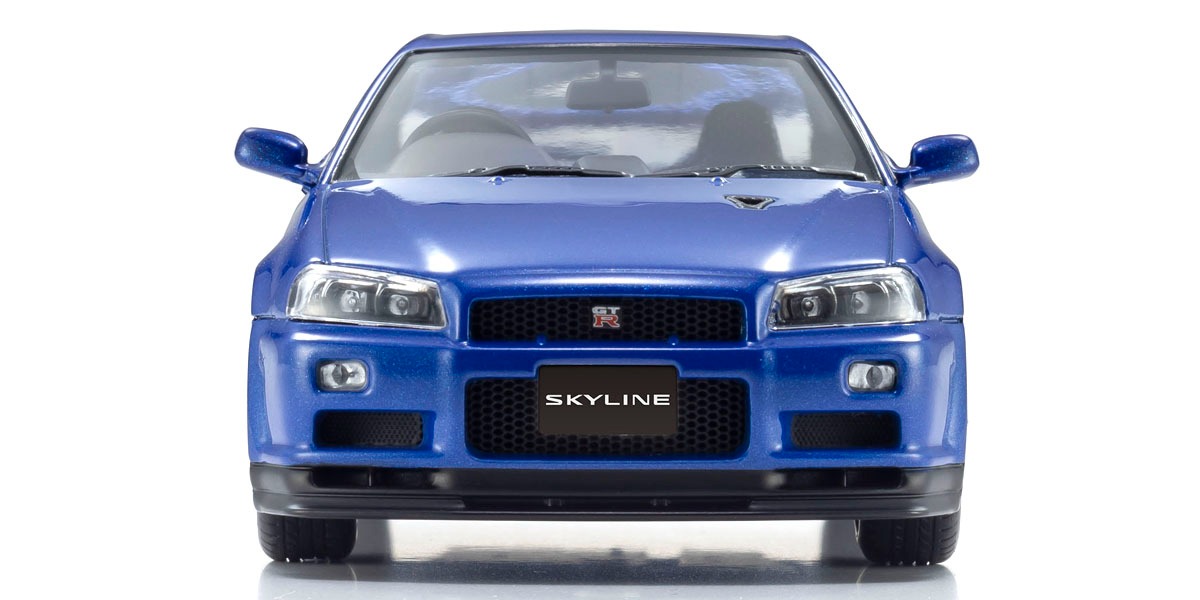 Nissan Skyline R34 GT-R V-Spec II - Bayside Blue ხედი 4