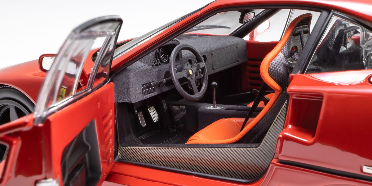 Ferrari F40 Light Weight - წითელი, 1987 ხედი 4