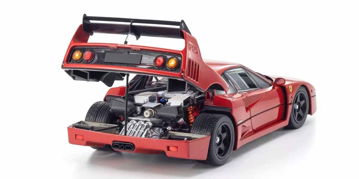 Ferrari F40 Light Weight - წითელი, 1987 ხედი 5