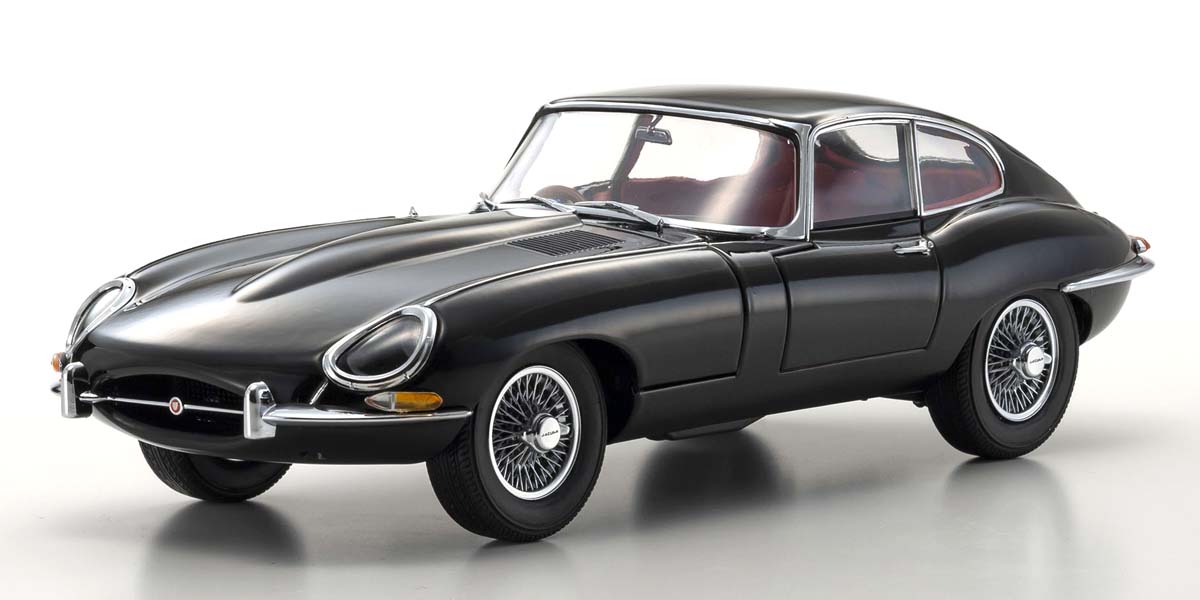 Jaguar E-Type 3.8L Coupe MK1 1961 - შავი ხედი 1